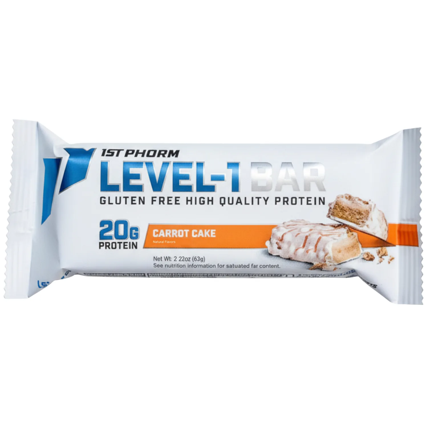 1st Phorm Carrot Cake protein bar product photo