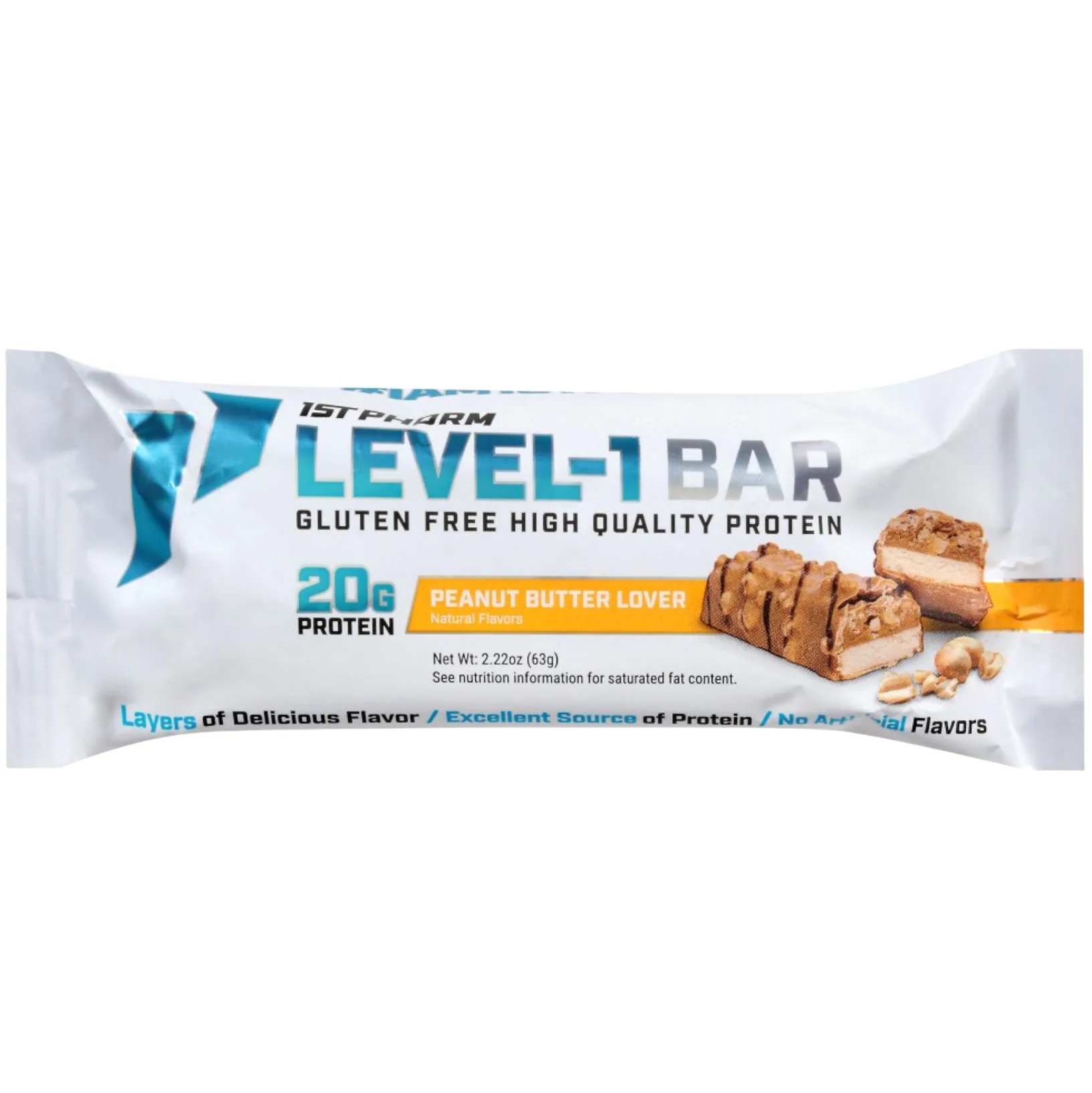 1st Phorm Peanut Butter Lover protein bar product photo