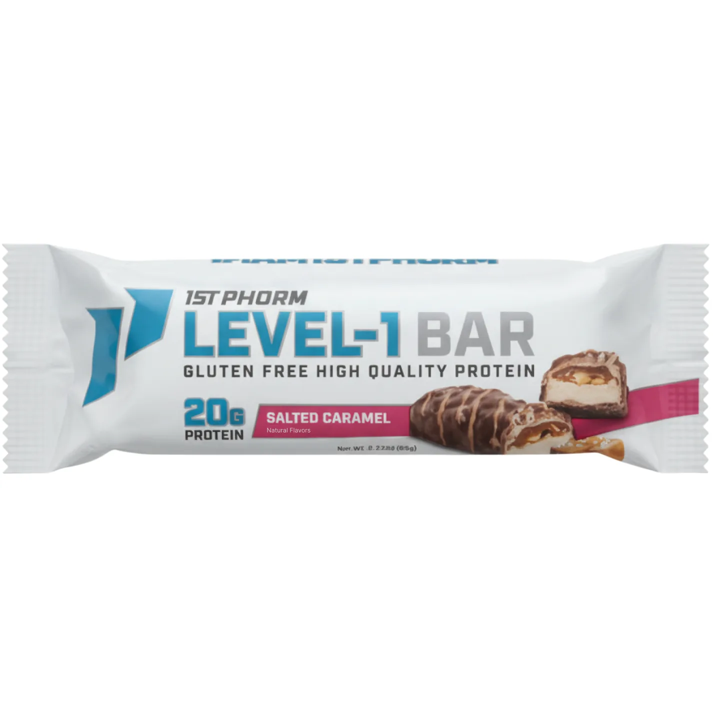 1st Phorm Salted Caramel protein bar product photo