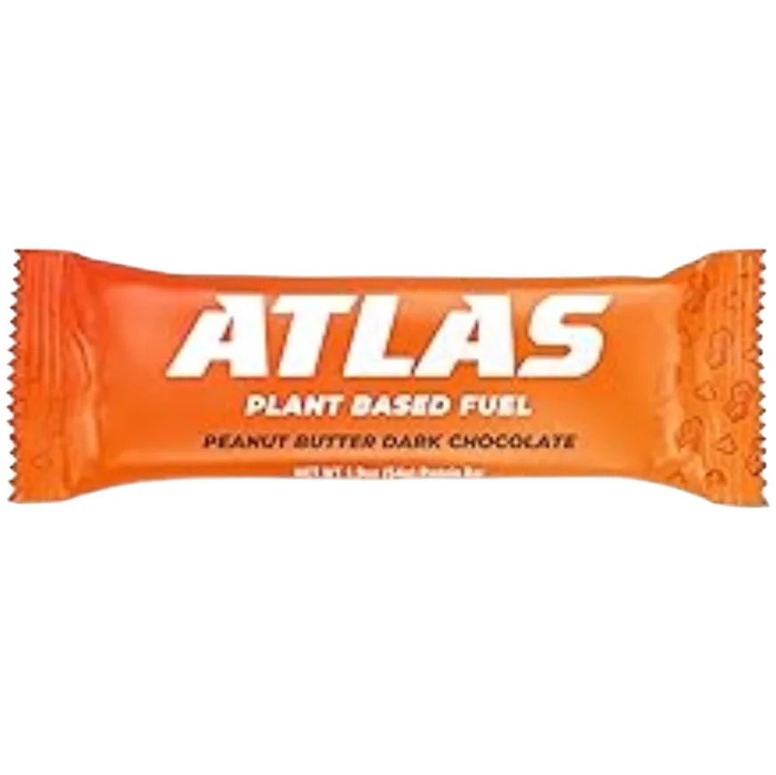 Atlas Peanut Butter Dark Chocolate protein bar product photo