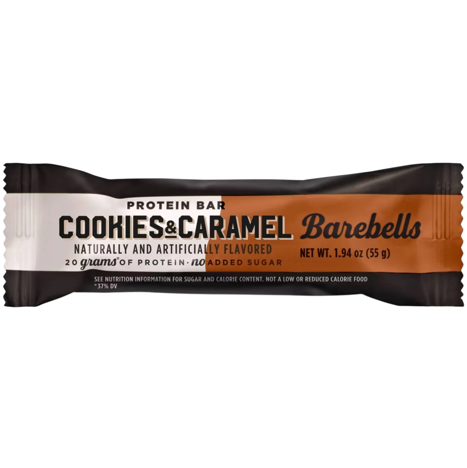 Barebells Cookies & Caramel protein bar product photo
