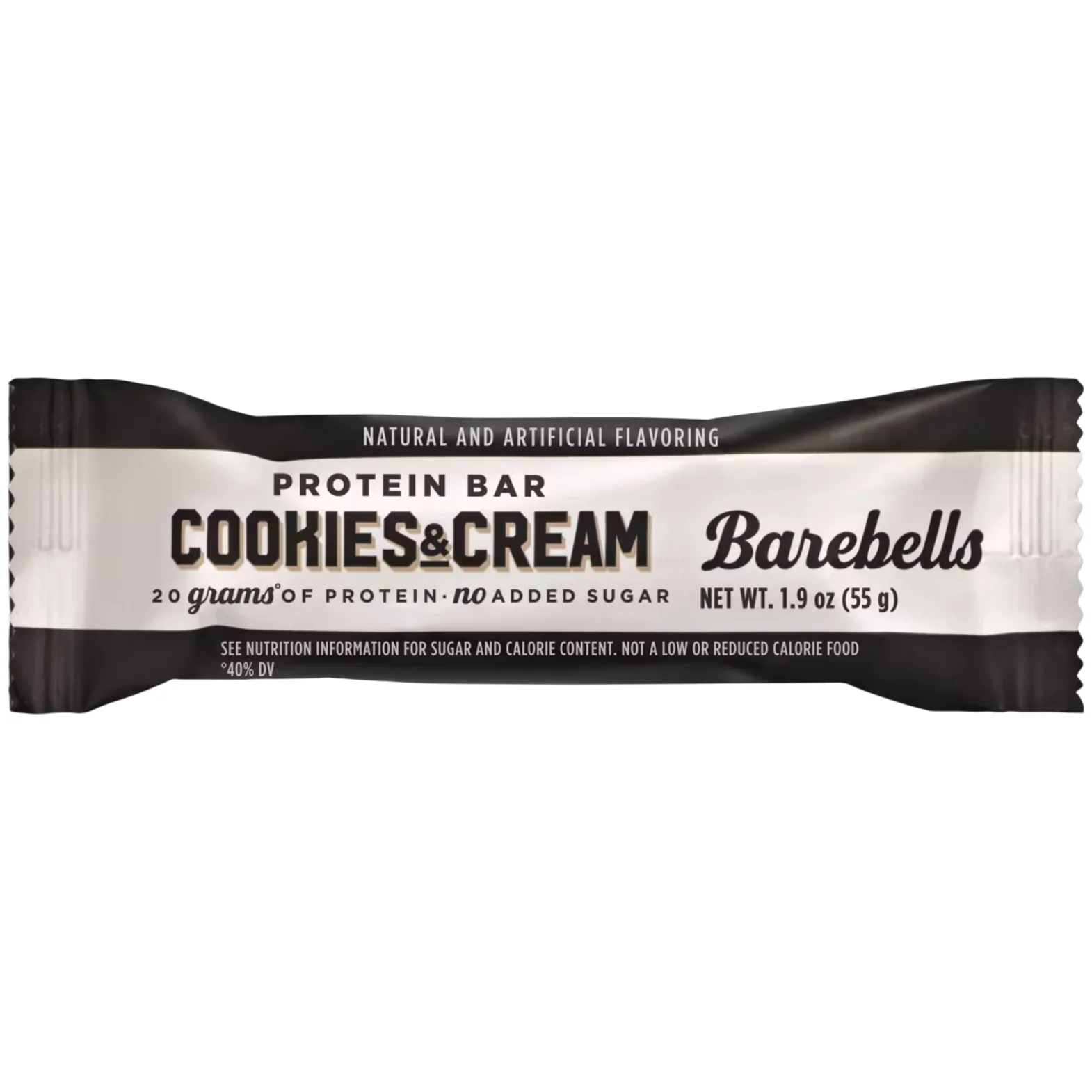 Barebells Cookies & Cream protein bar product photo