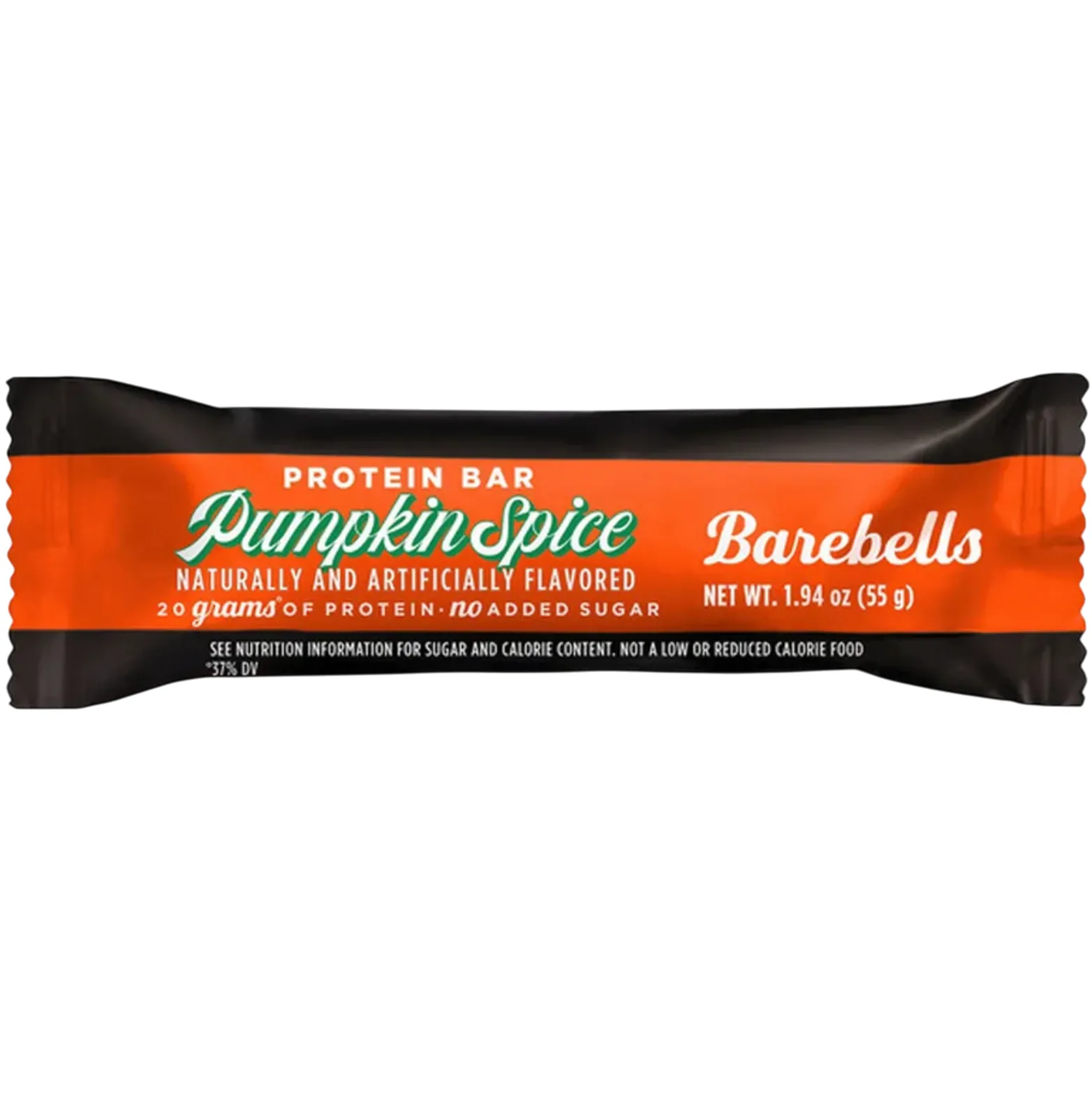 Barebells Pumpkin Spice protein bar product photo