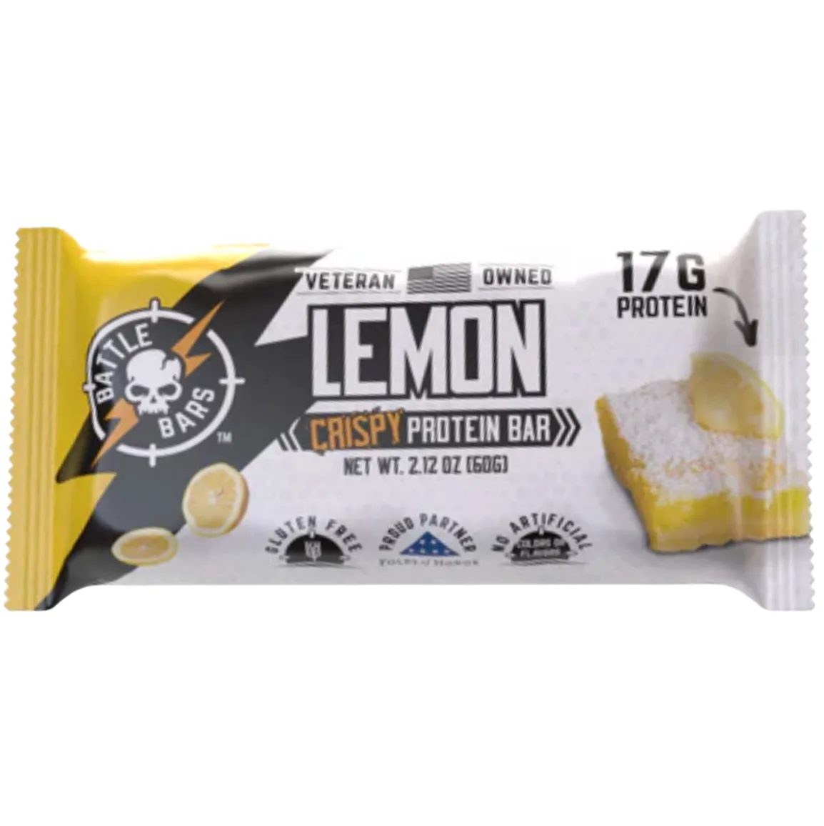 Battle Bars Lemon Protein Bar protein bar product photo