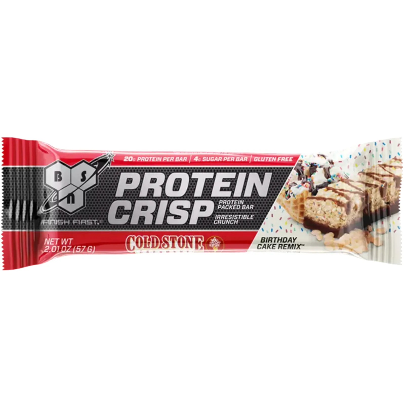 BSN Coldstone Birthday Cakre Remix protein bar product photo