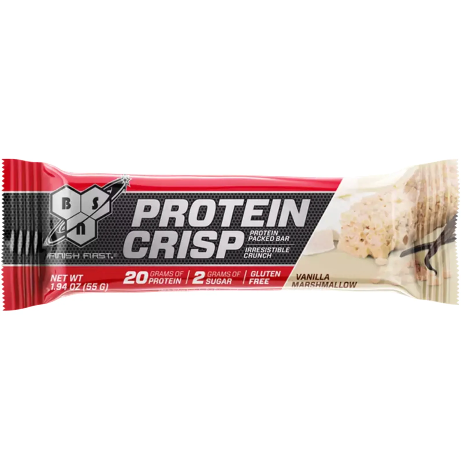 BSN Vanilla Marshmallow protein bar product photo