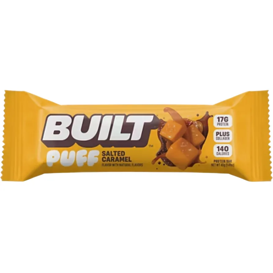 Built Salted Caramel protein bar product photo