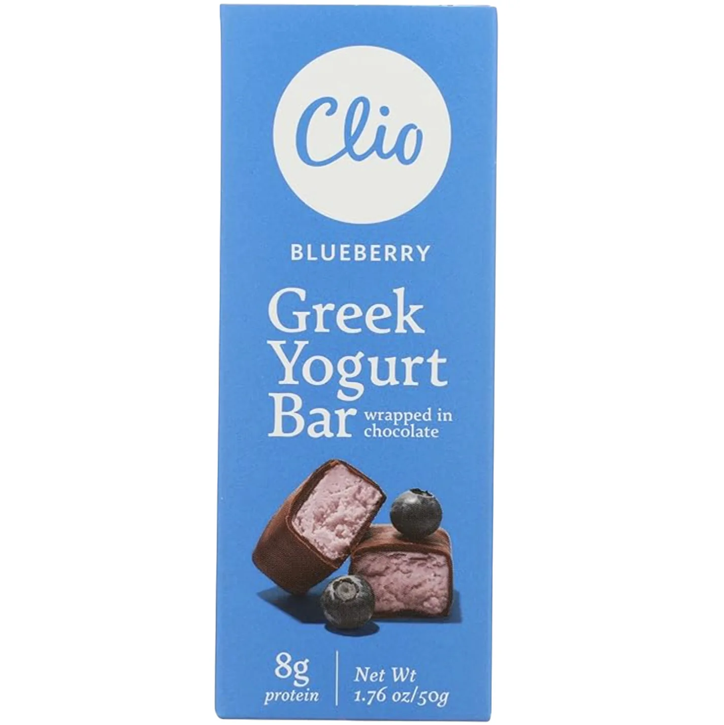 Clio Snacks Blueberry protein bar product photo