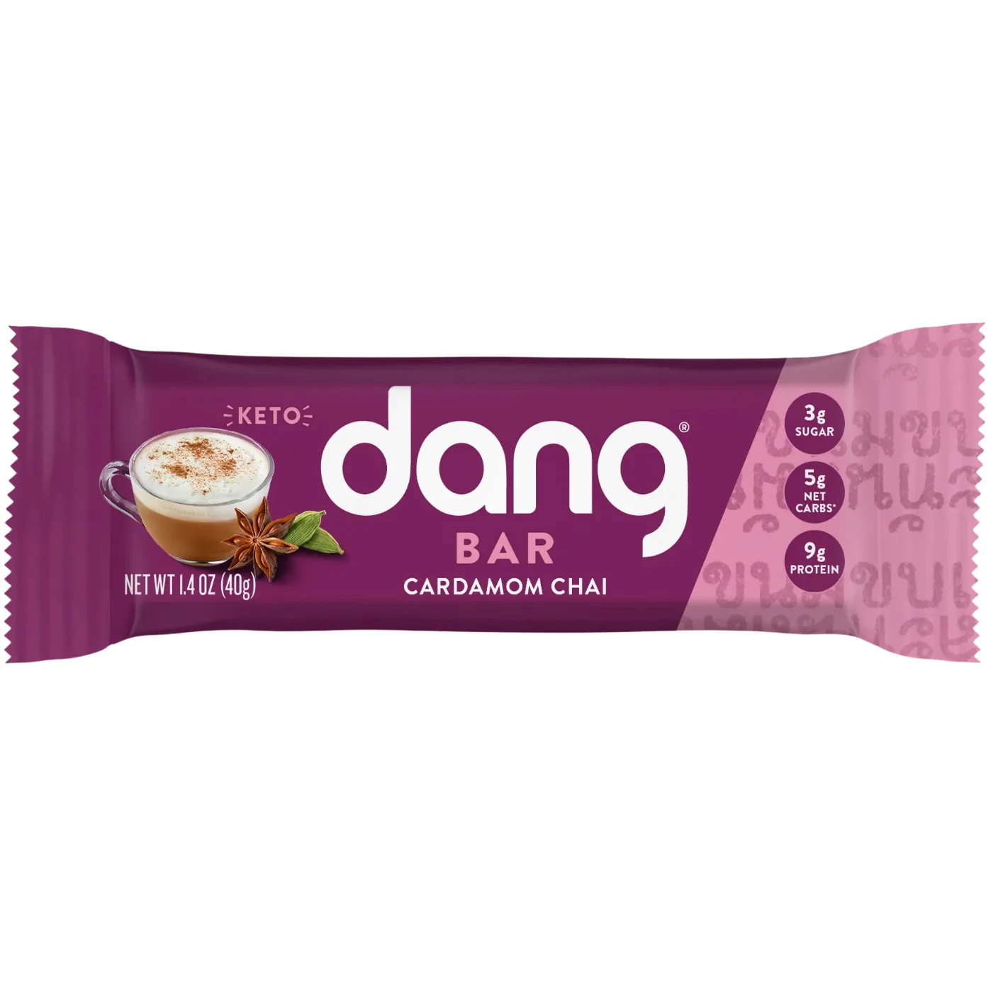 Dang Foods Cardamom Chai protein bar product photo