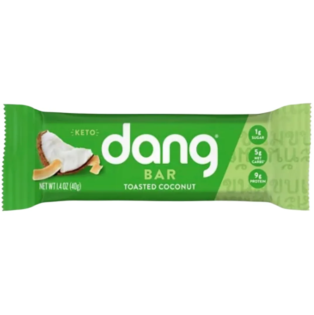 Dang Foods Toasted Coconut protein bar product photo