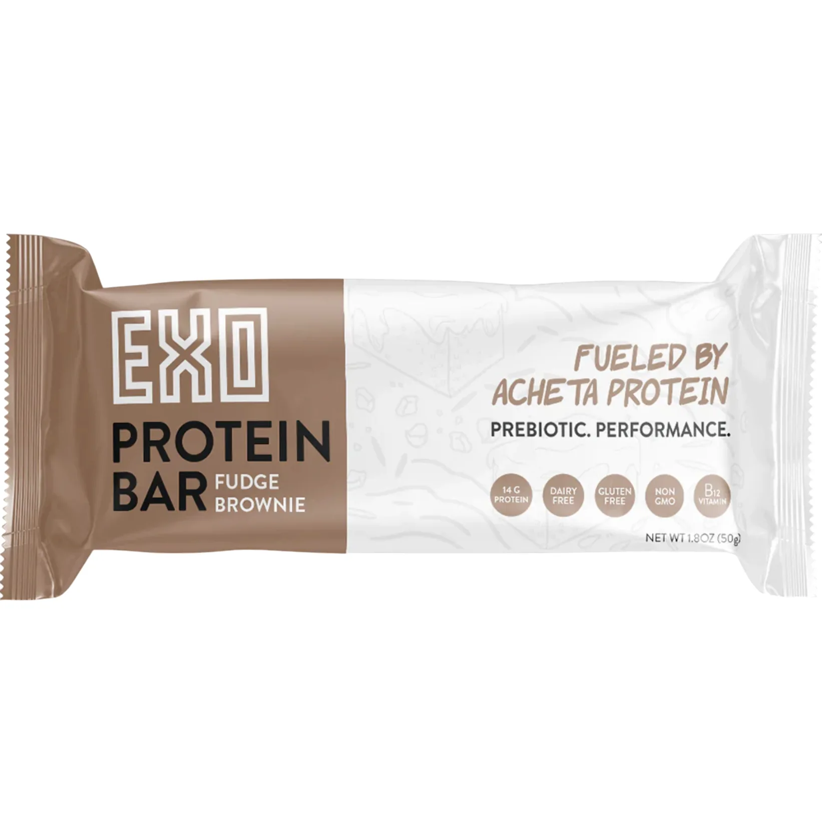 Exo Chocolate Fudge Brownie protein bar product photo