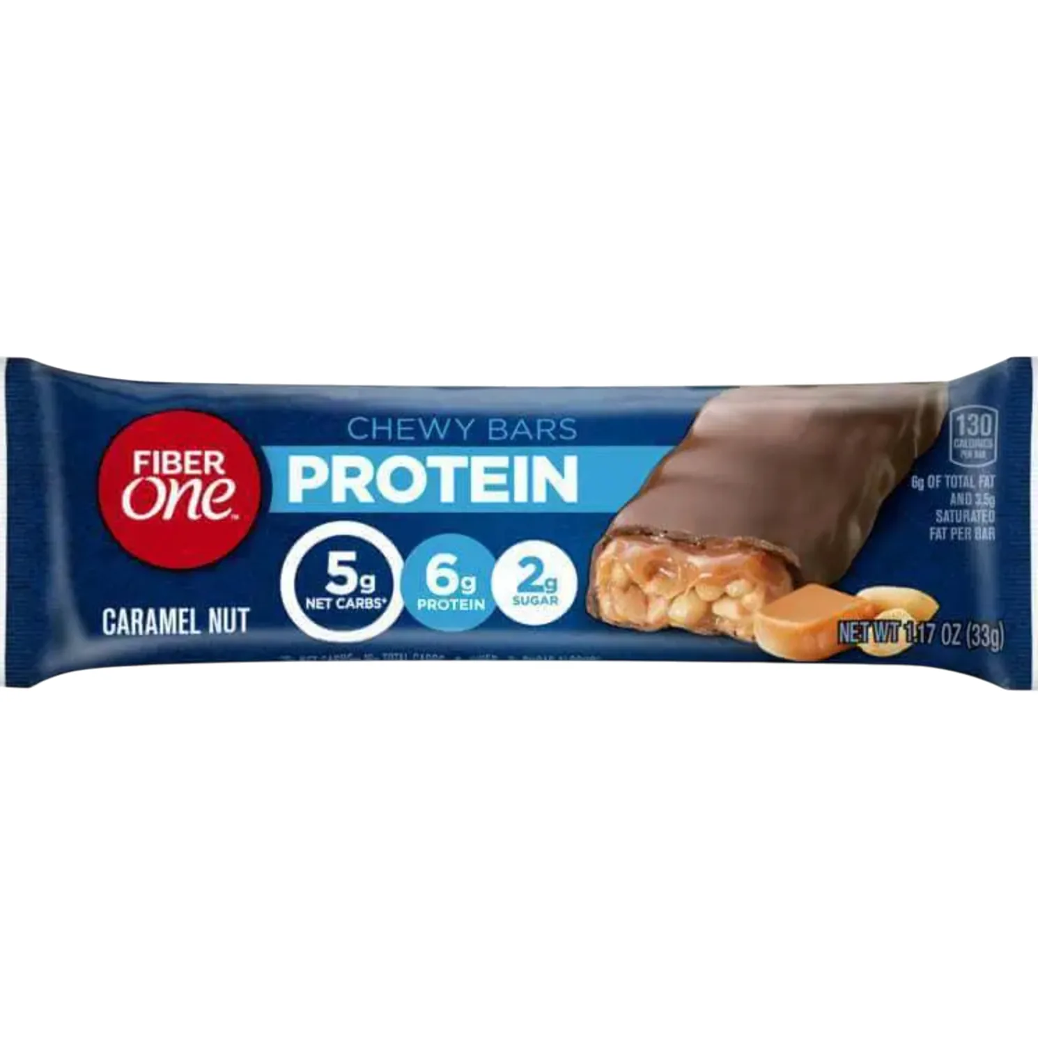 Fiber One Caramel Nut protein bar product photo