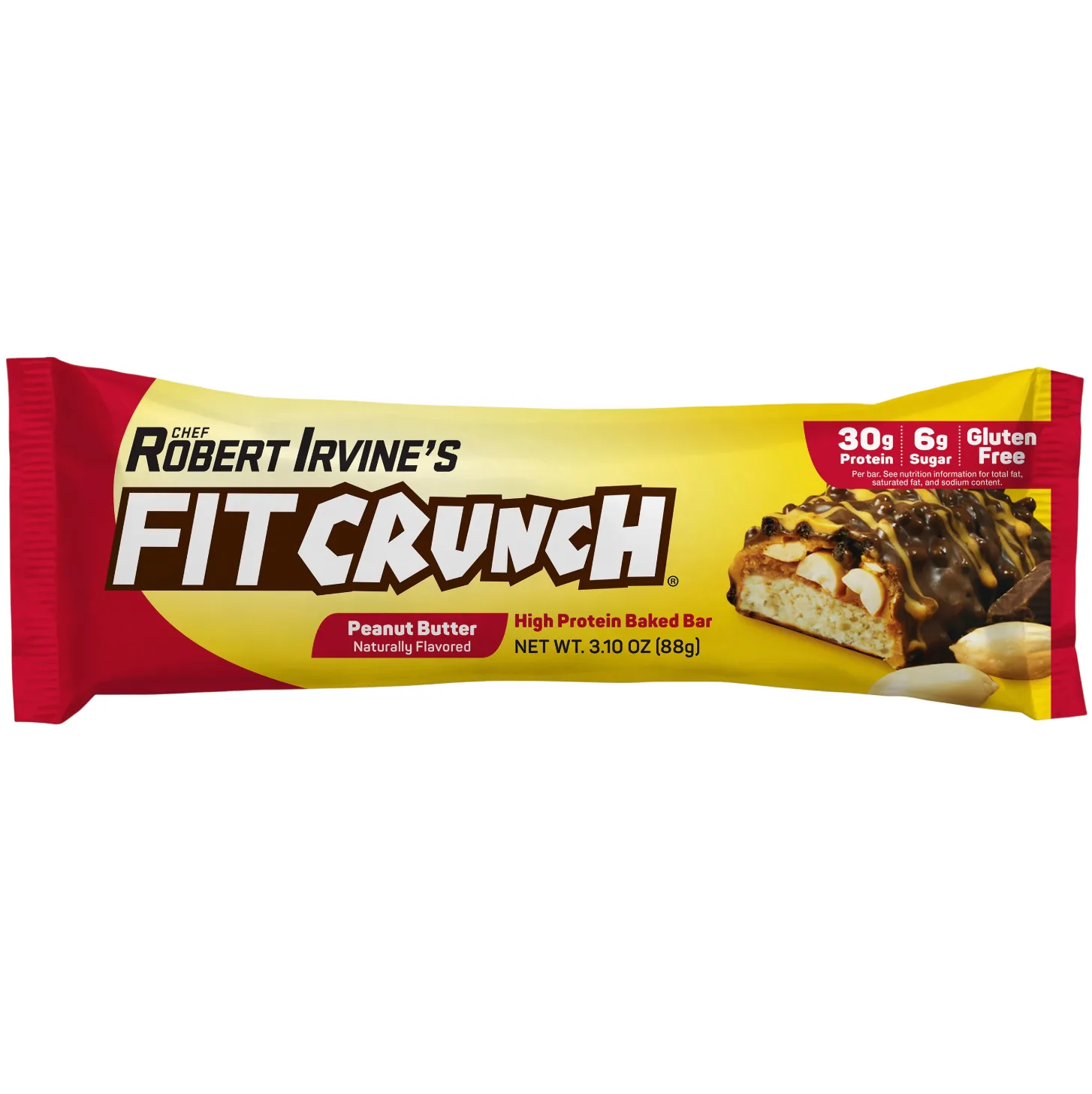 FITCRUNCH Peanut Butter protein bar product photo