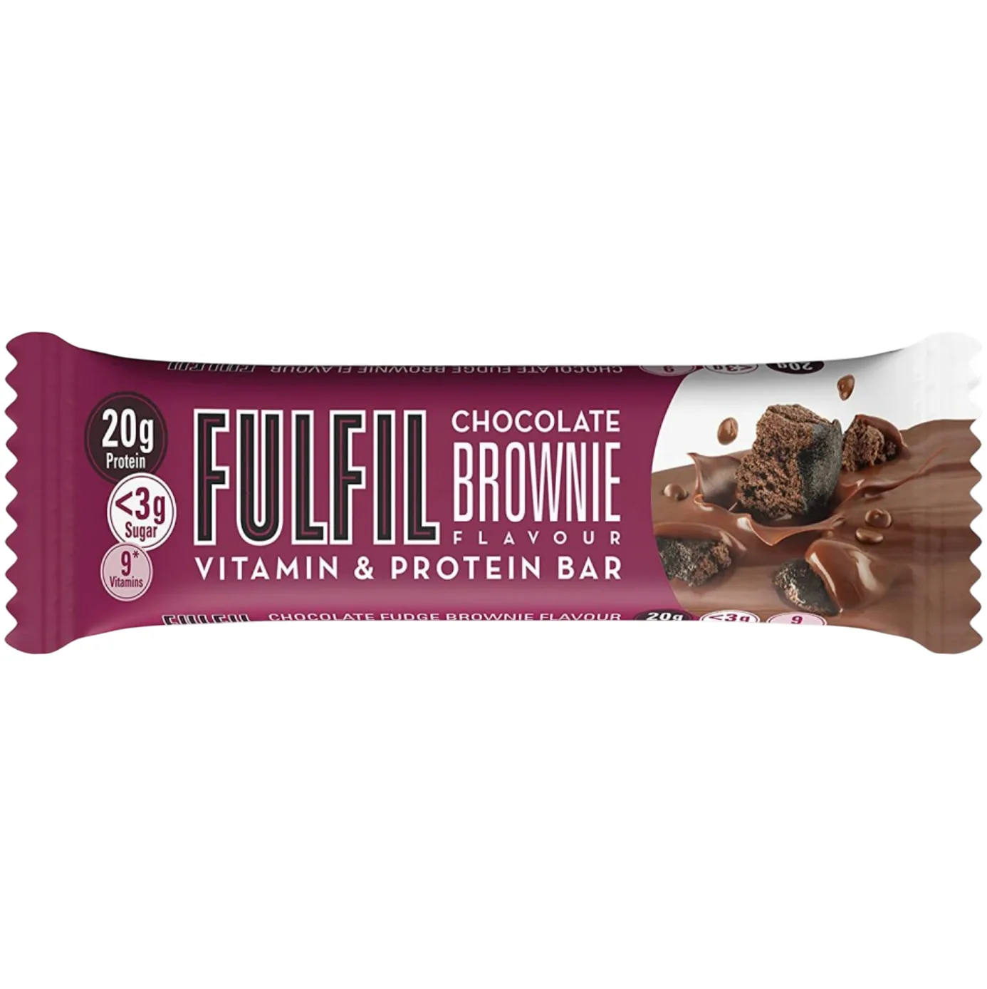 Fulfil Nutrition Chocolate Brownie protein bar product photo