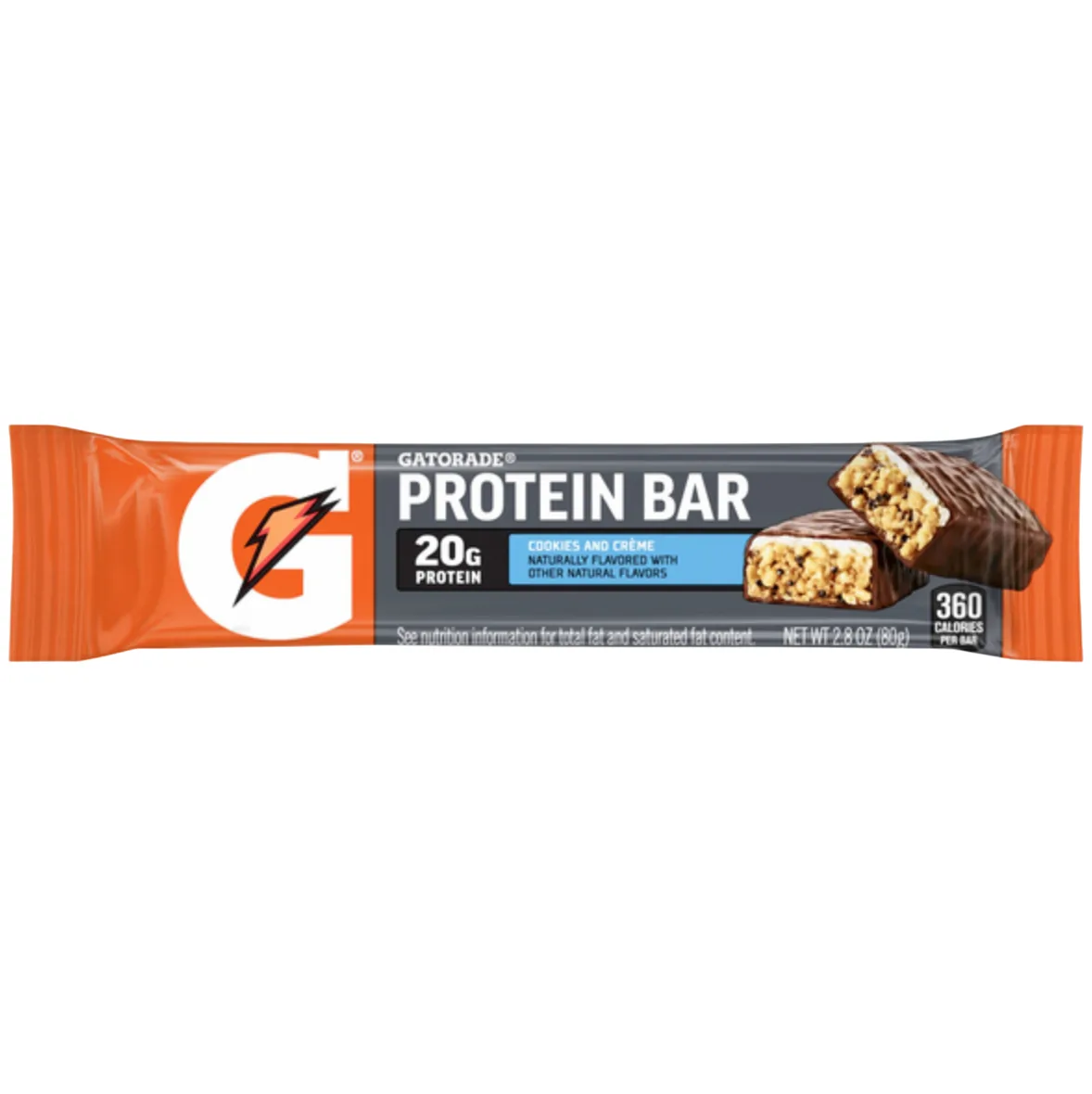 Gatorade Cookies & Creme protein bar product photo