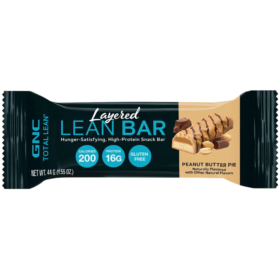 GNC Total Lean Peanut Butter Pie protein bar product photo