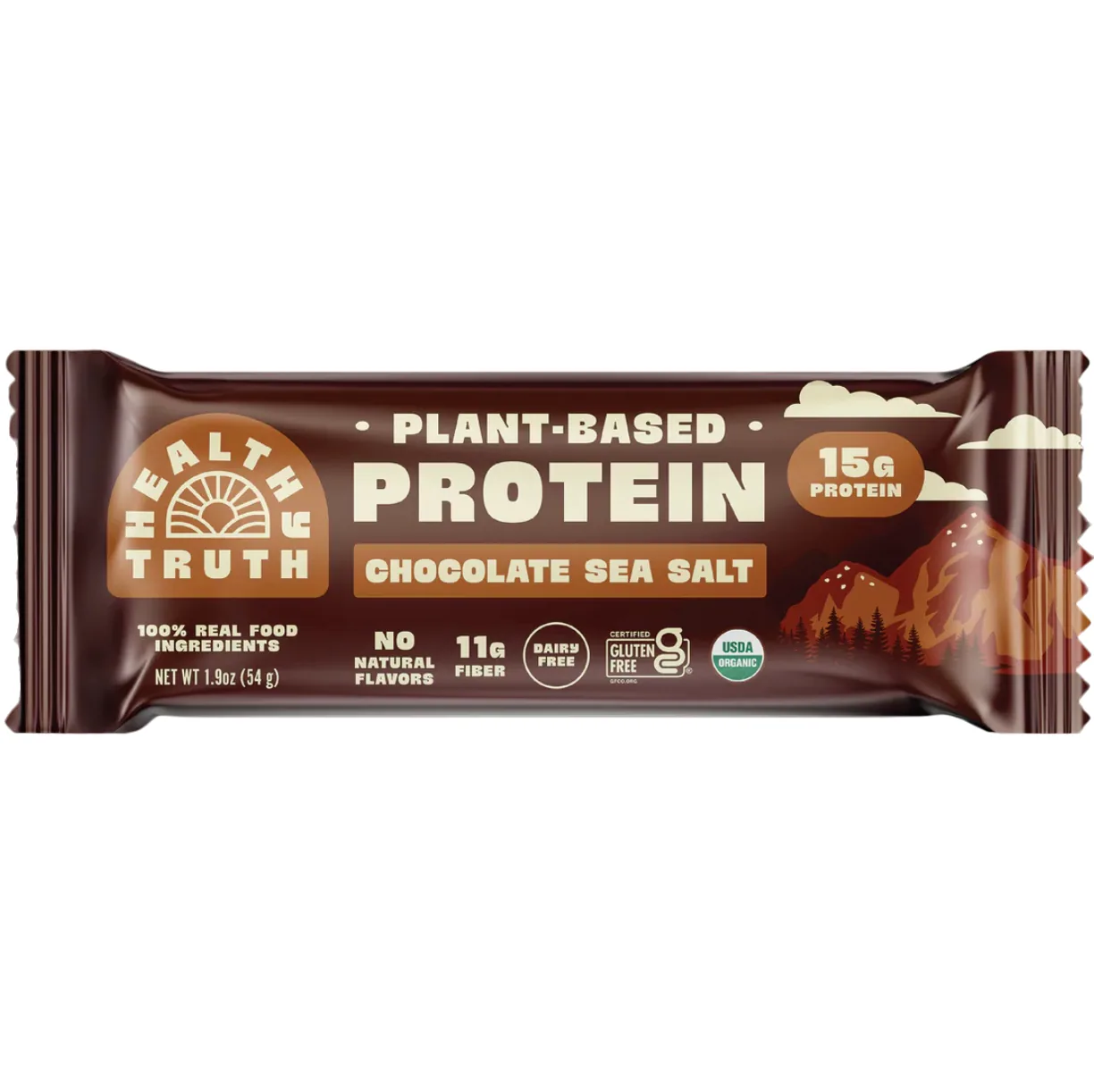 Healthy Truth Chocolate Sea Salt protein bar product photo