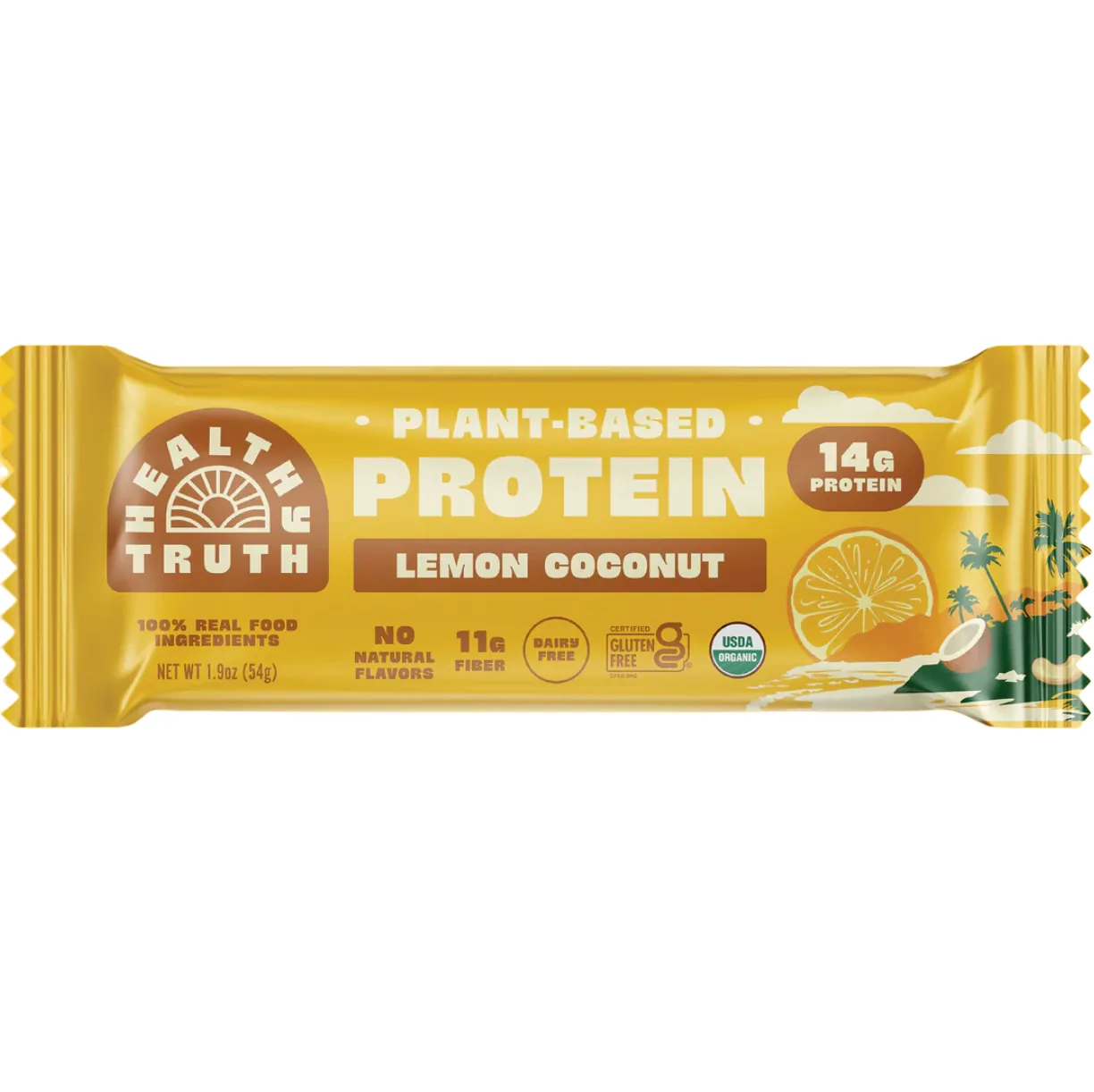 Healthy Truth Lemon Coconut protein bar product photo