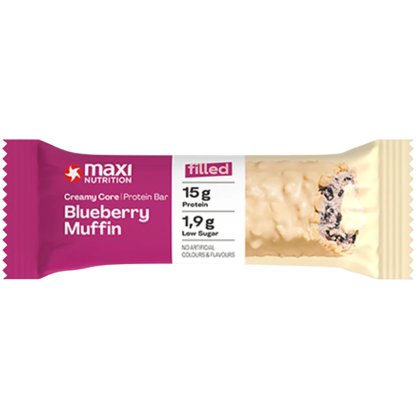 Maximuscle Blueberry Muffin protein bar product photo