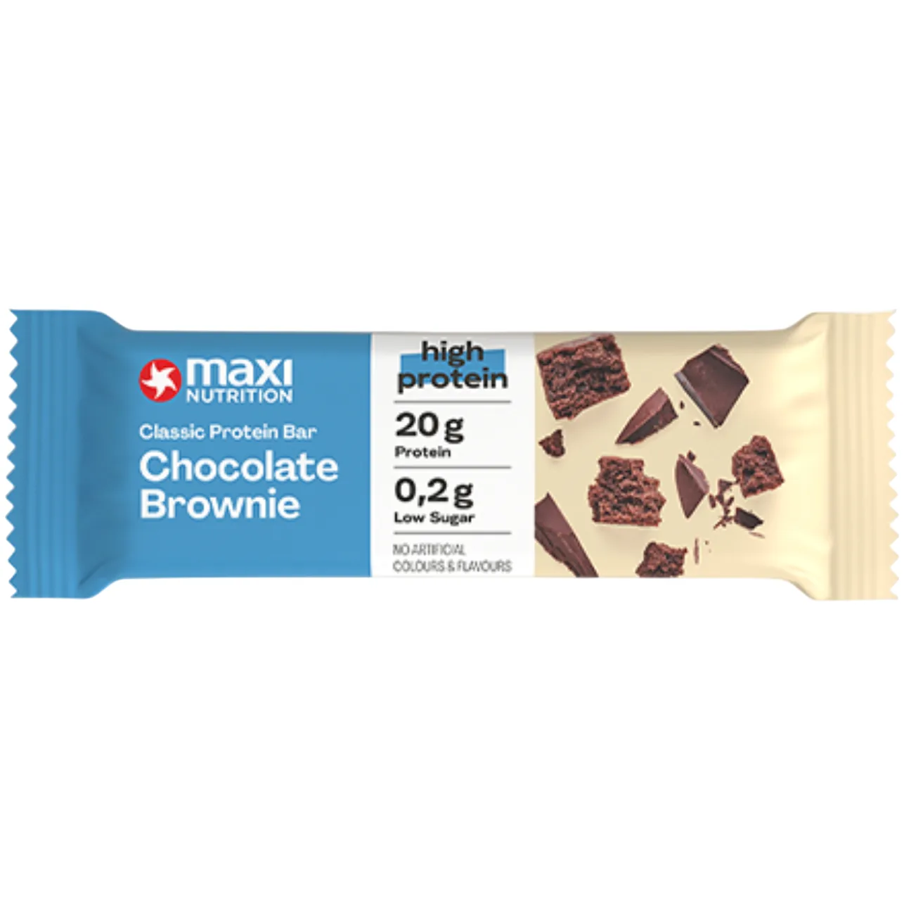 Maximuscle Chocolate Brownie protein bar product photo