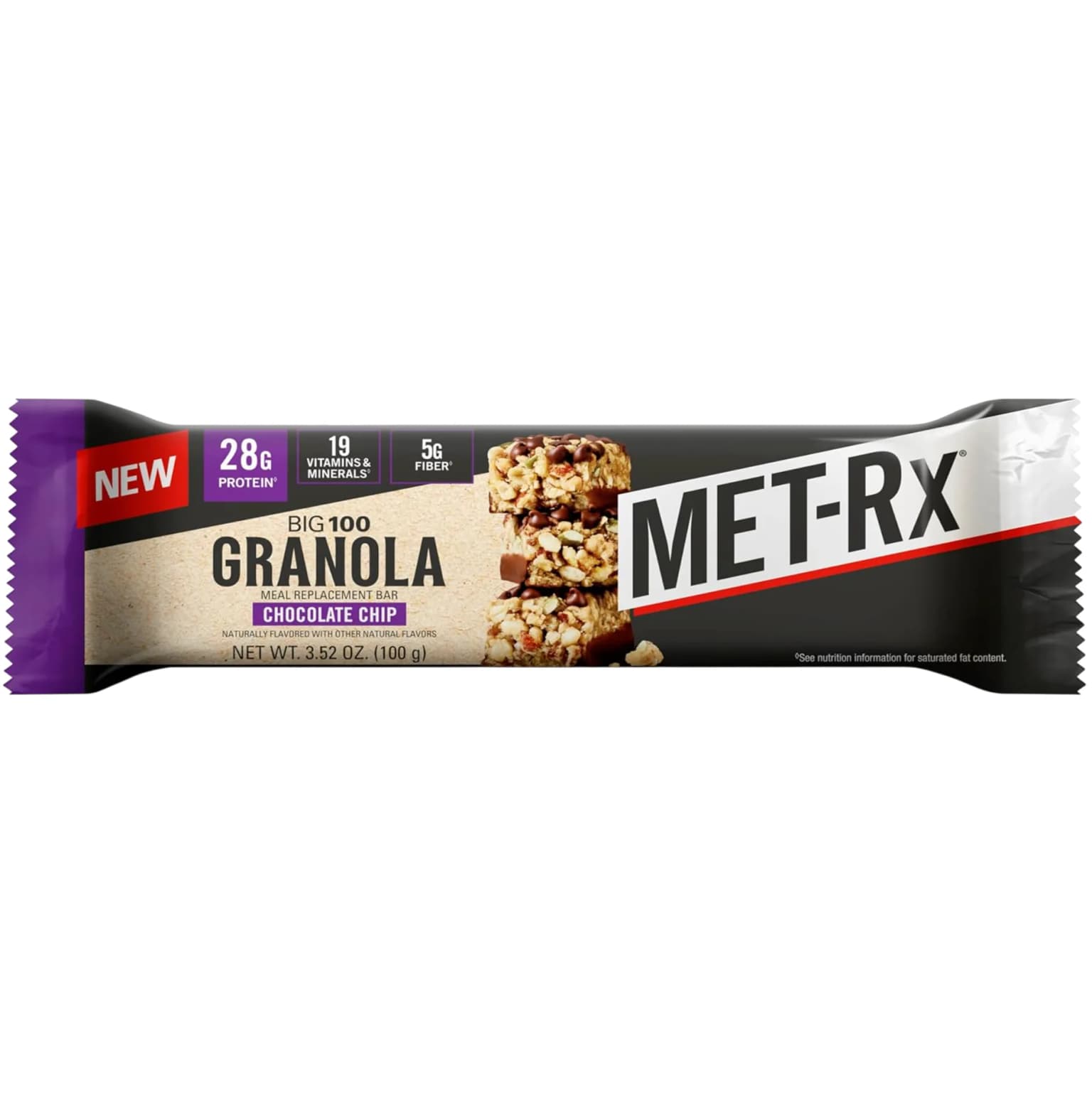 MET-Rx Chocolate Chip Granola protein bar product photo