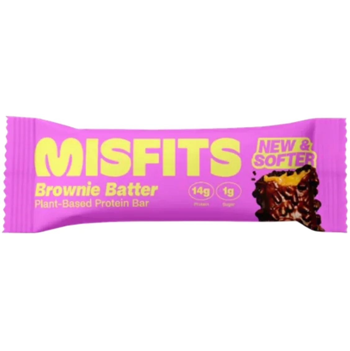 Misfits Brownie Batter protein bar product photo