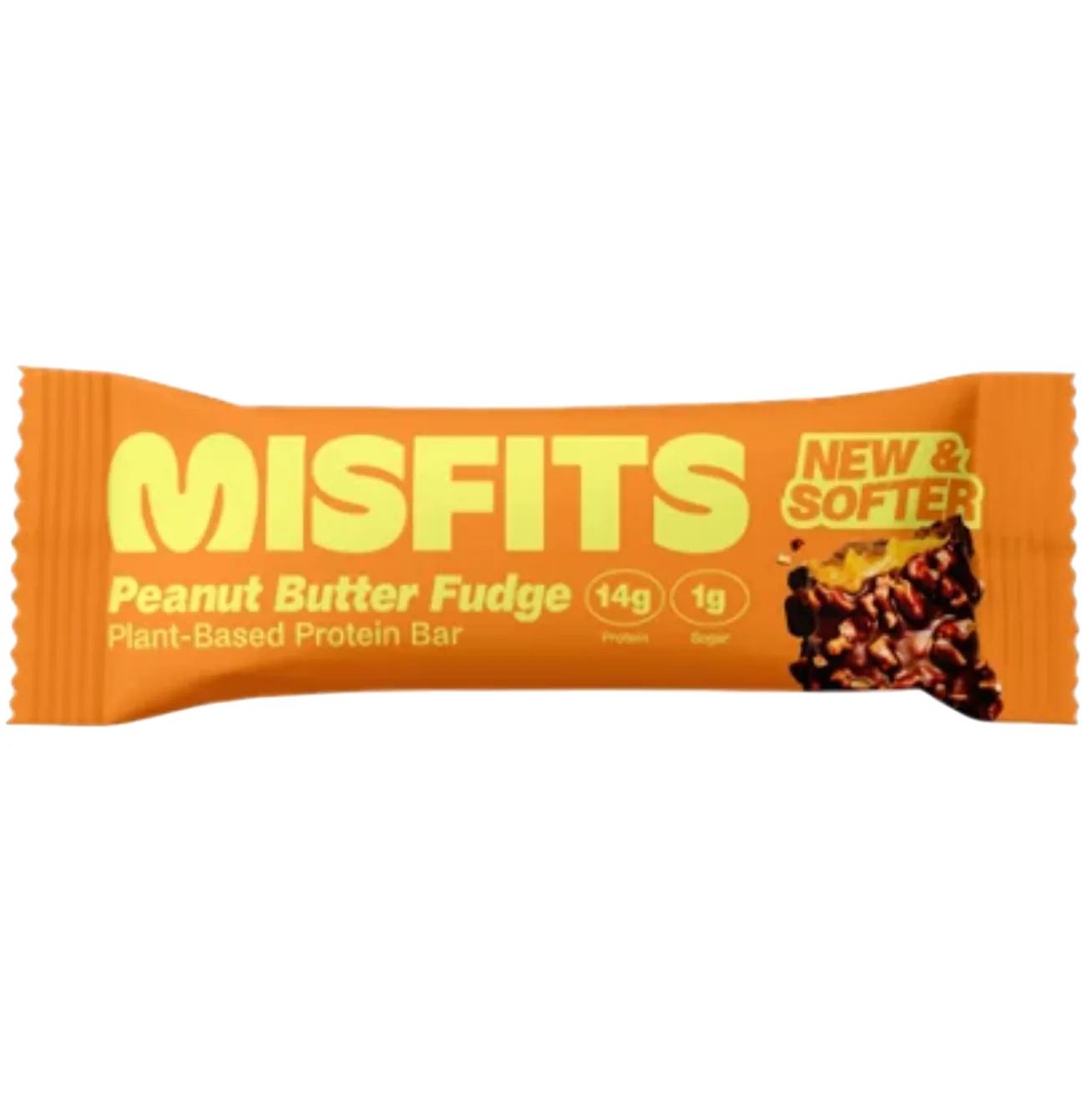 Misfits Peanut Butter Fudge protein bar product photo