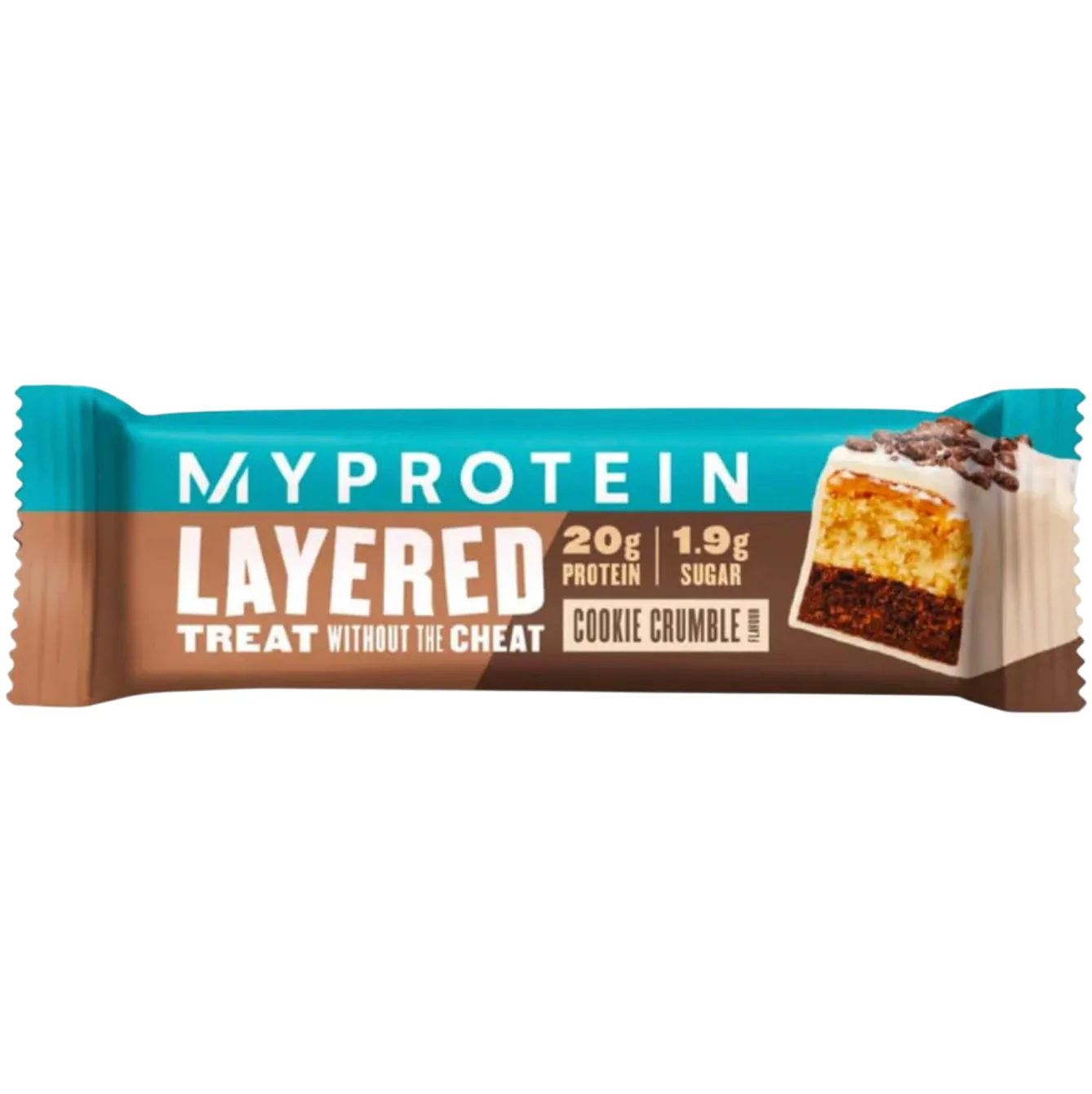Myprotein Cookie Crumble protein bar product photo