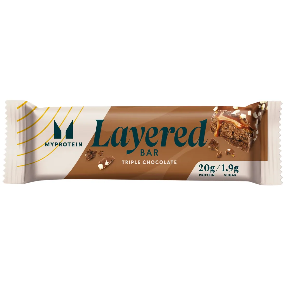 Myprotein Triple Chocolate Fudge protein bar product photo