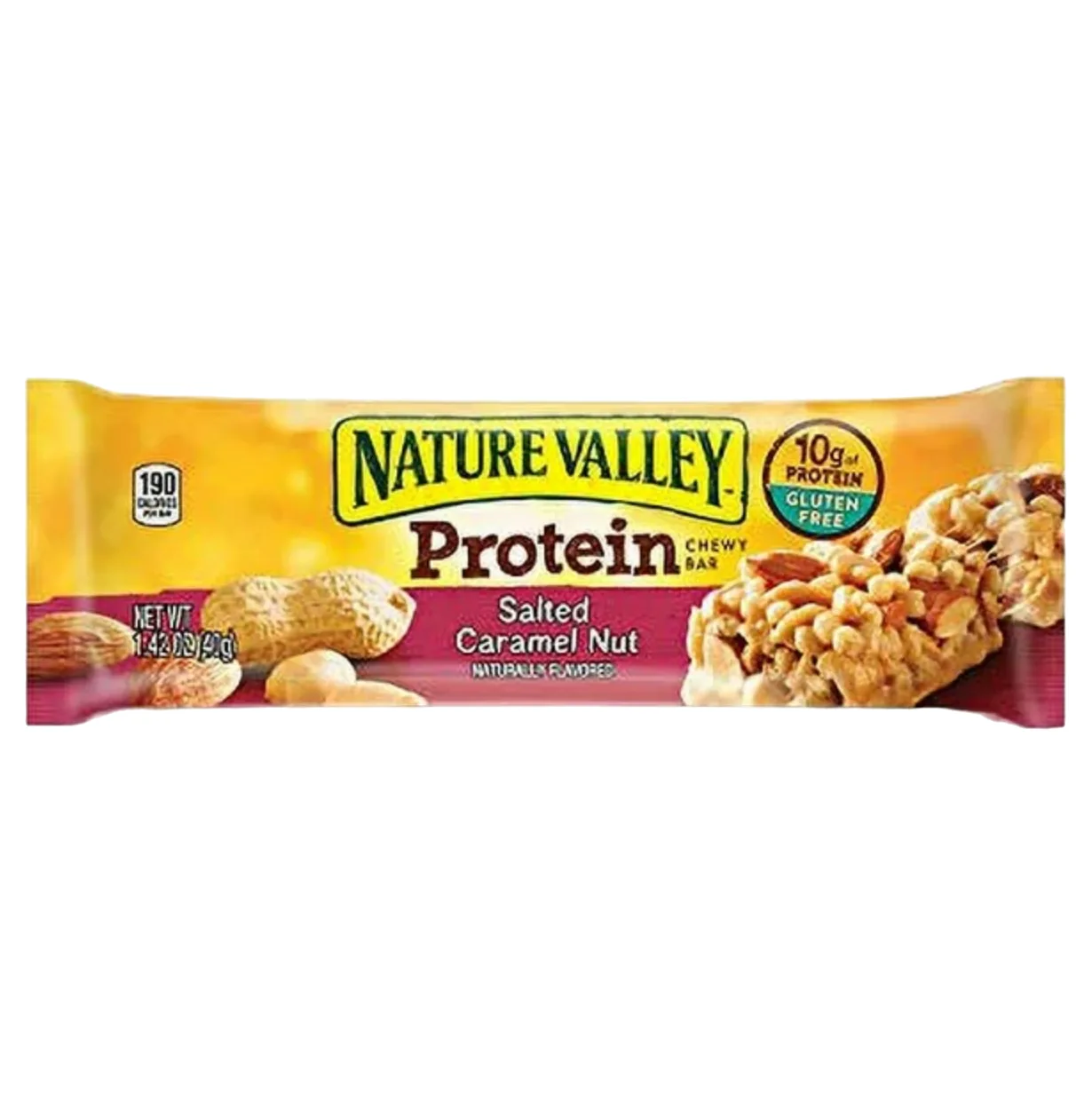 Nature Valley Salted Caramel Nut protein bar product photo