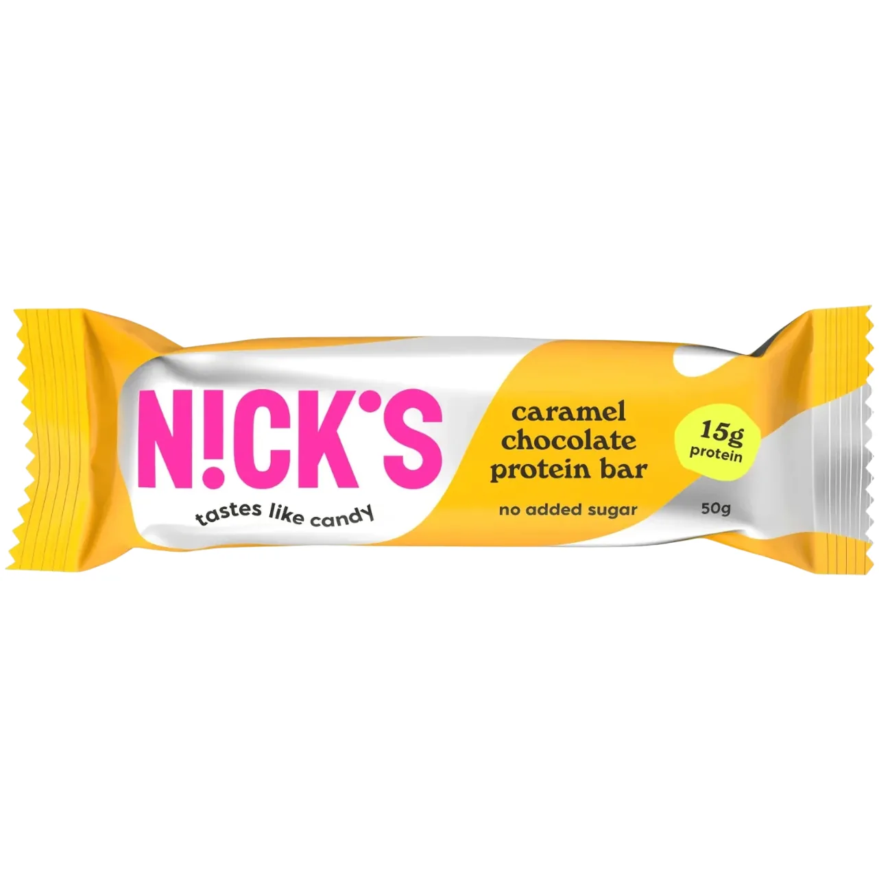 N!CK'S Caramel Chocolate protein bar product photo