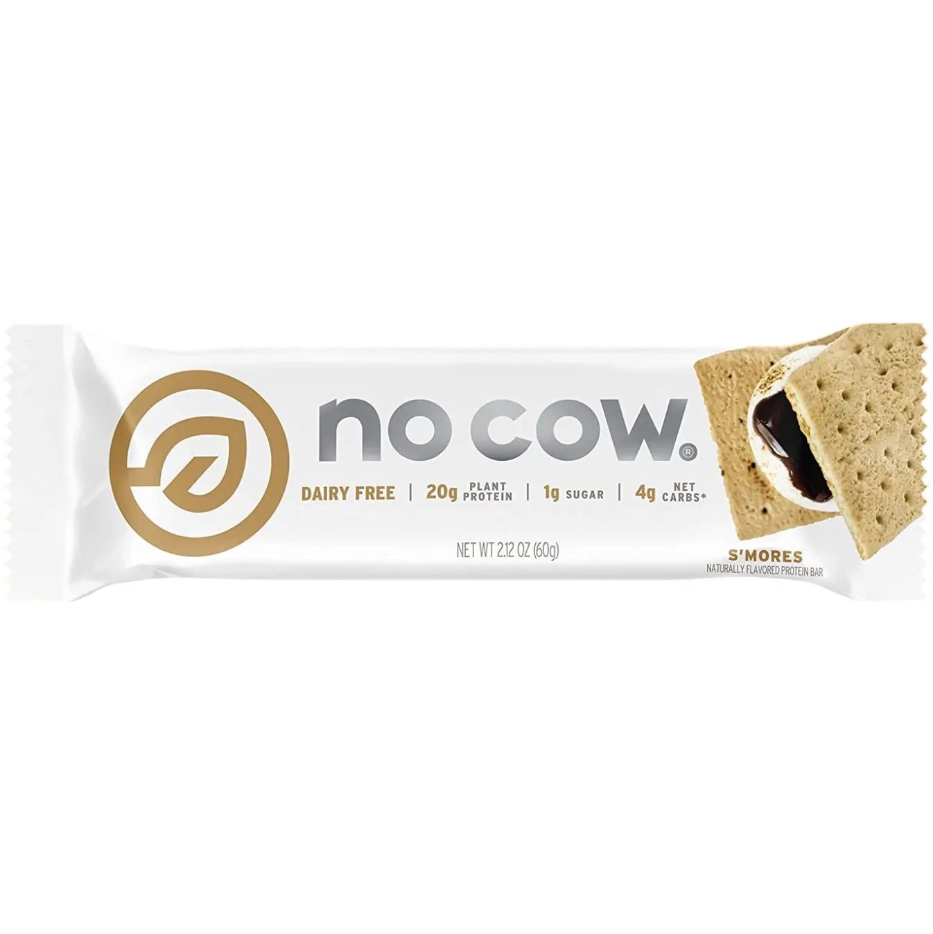 No Cow S'mores protein bar product photo