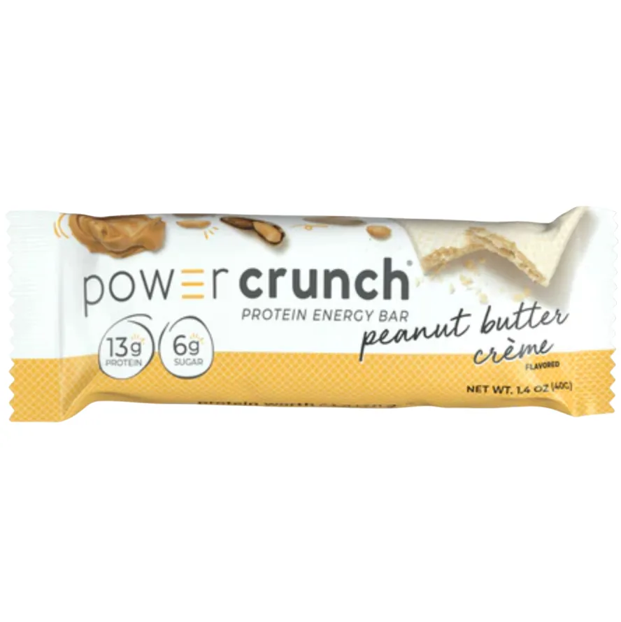 Power Crunch Peanut Butter Crème protein bar product photo