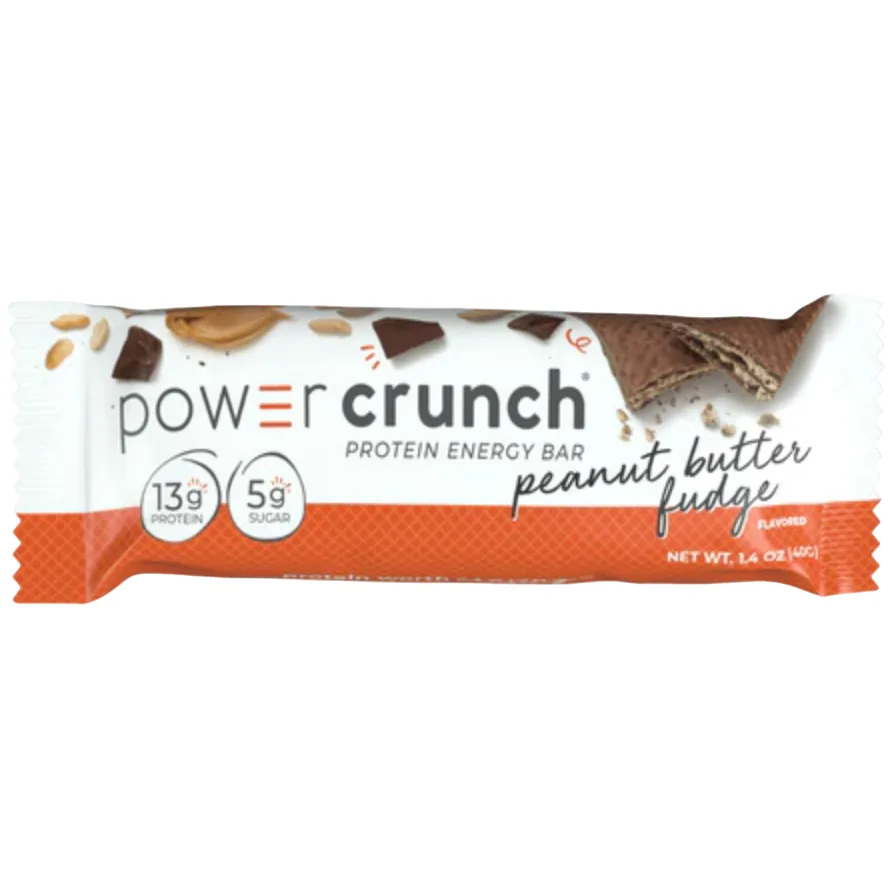 Power Crunch Peanut Butter Fudge protein bar product photo