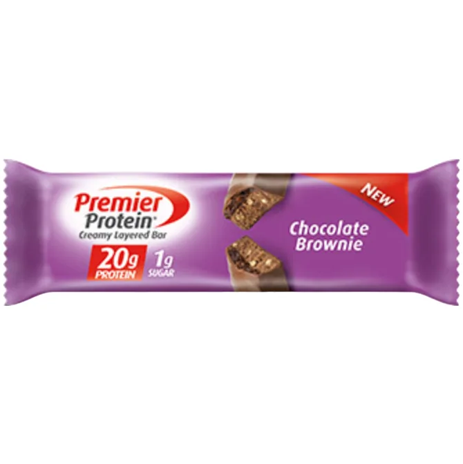 Premier Protein Chocolate Brownie protein bar product photo
