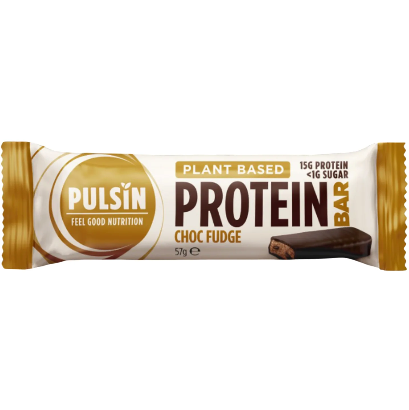 Pulsin Choc Fudge protein bar product photo