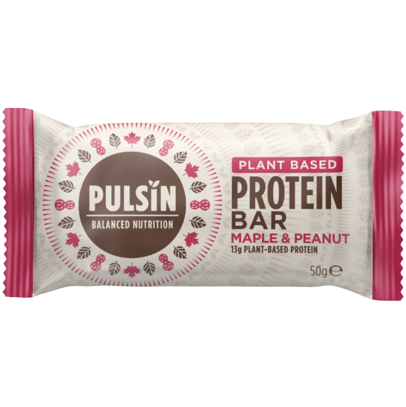 Pulsin Maple Peanut protein bar product photo