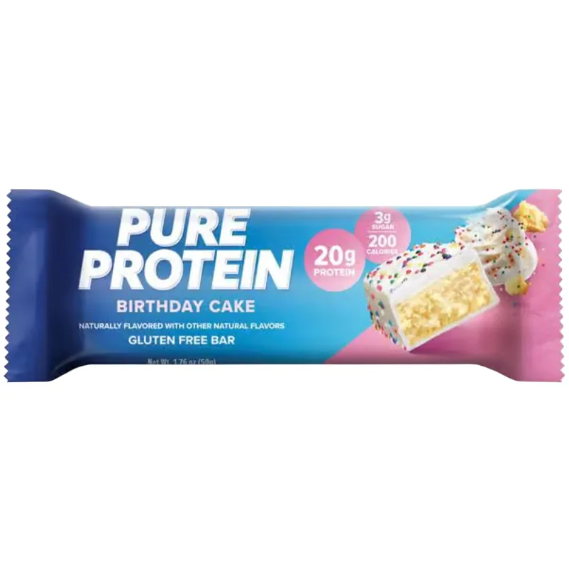 Pure Protein Birthday Cake protein bar product photo