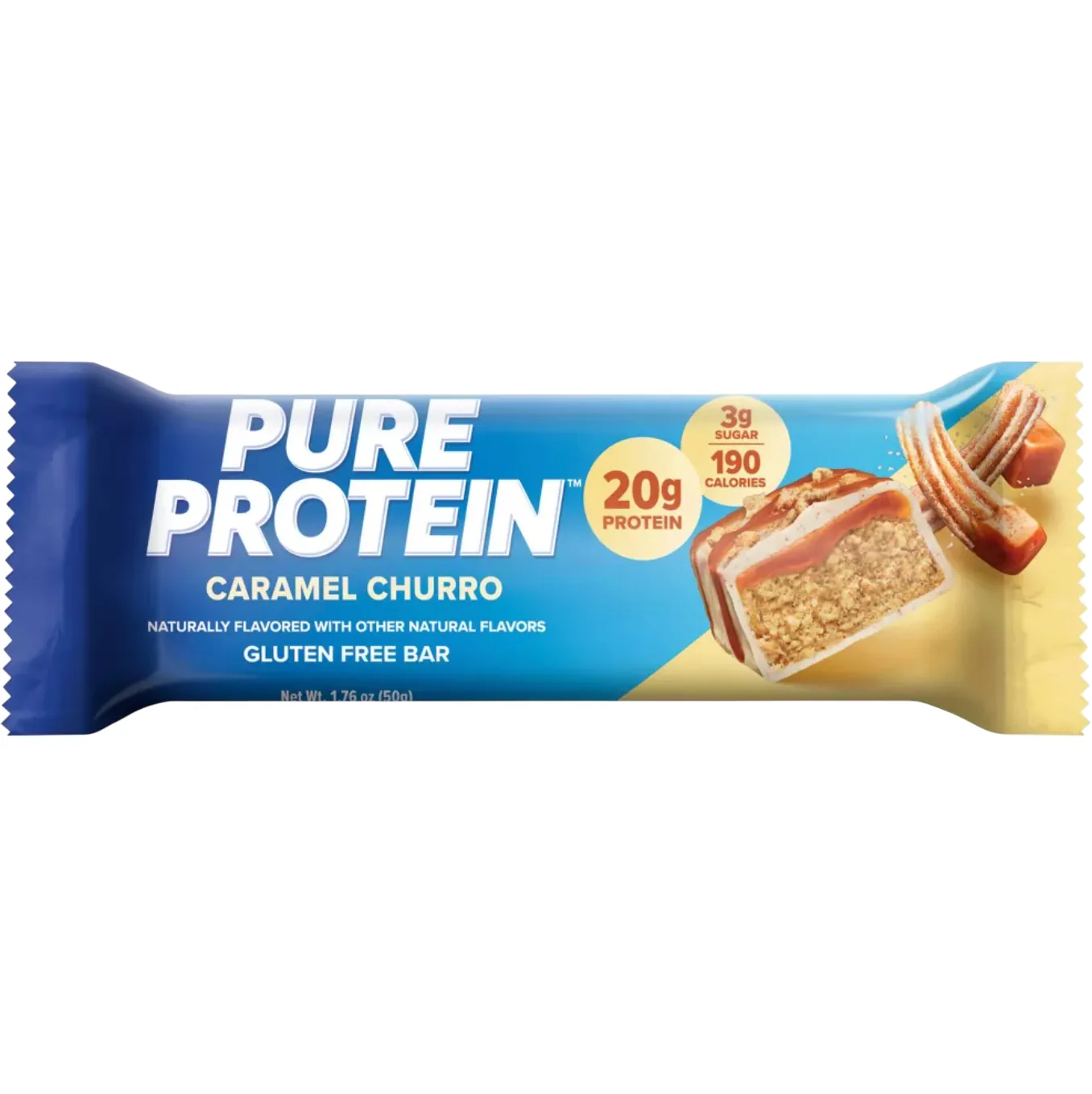 Pure Protein Caramel Churro protein bar product photo