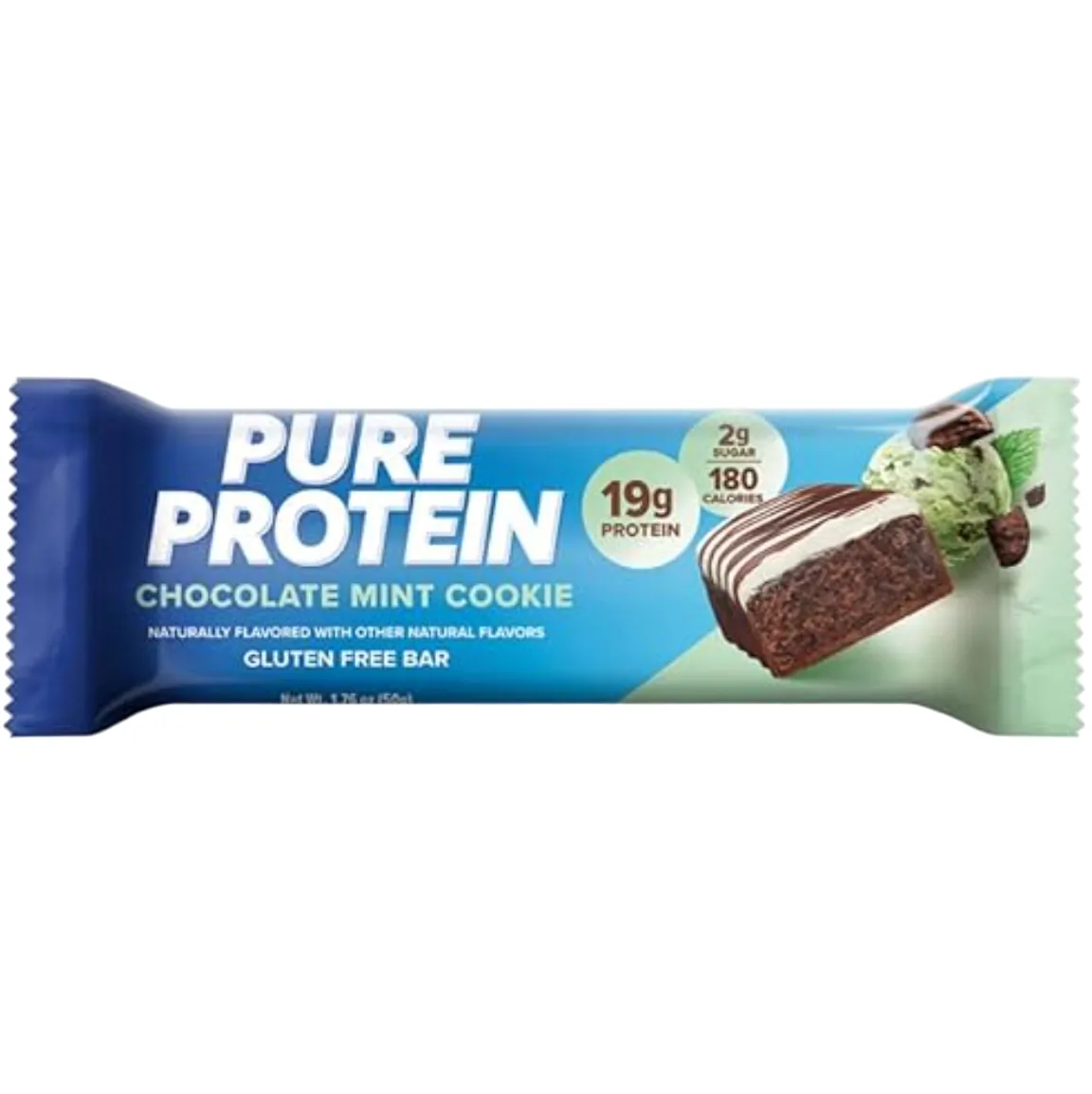 Pure Protein Chocolate Mint Cookie protein bar product photo
