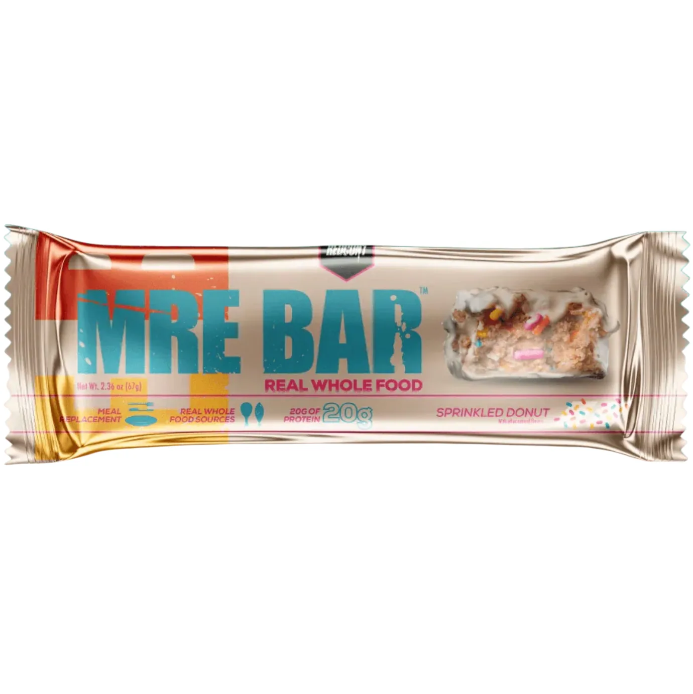 REDCON1 Sprinkled Donut protein bar product photo