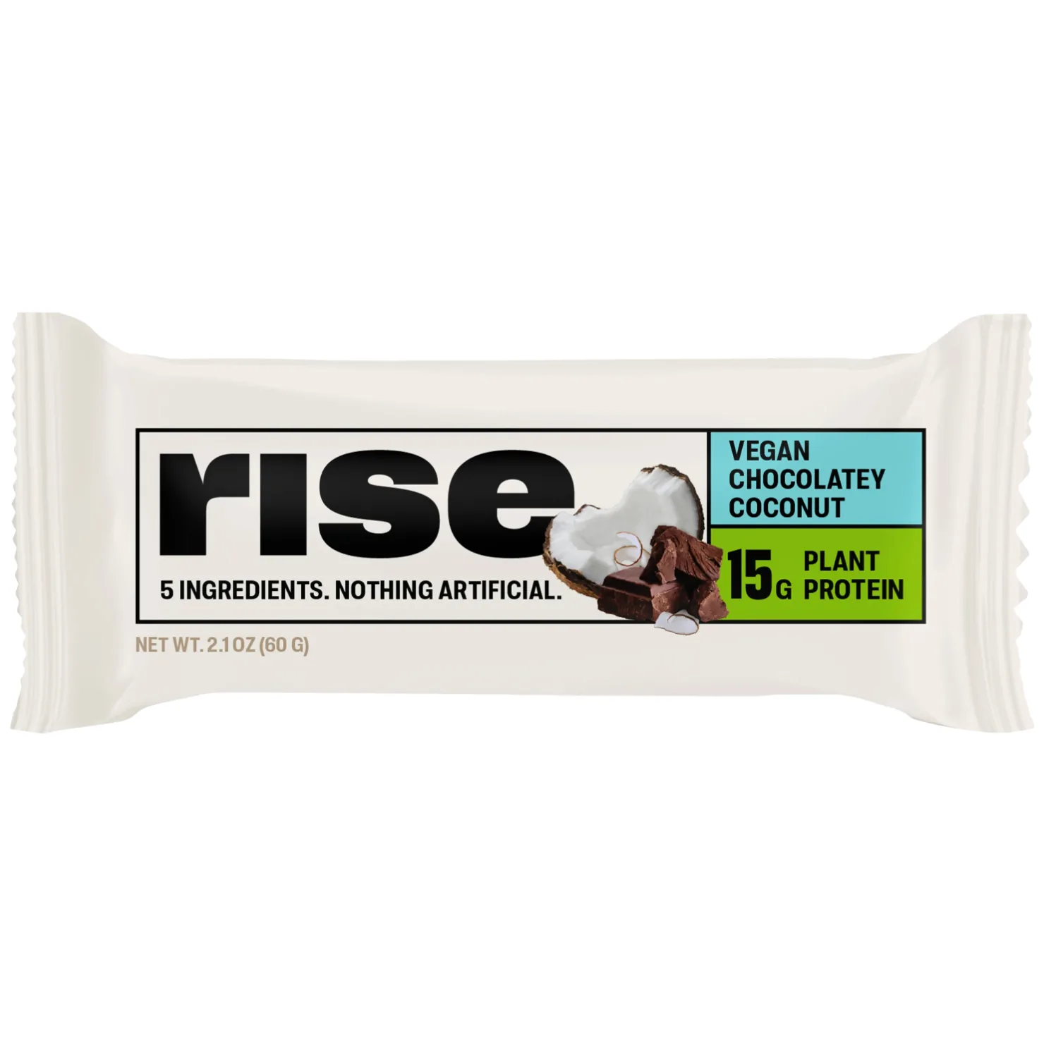Rise Bar Chocolatey Coconut protein bar product photo