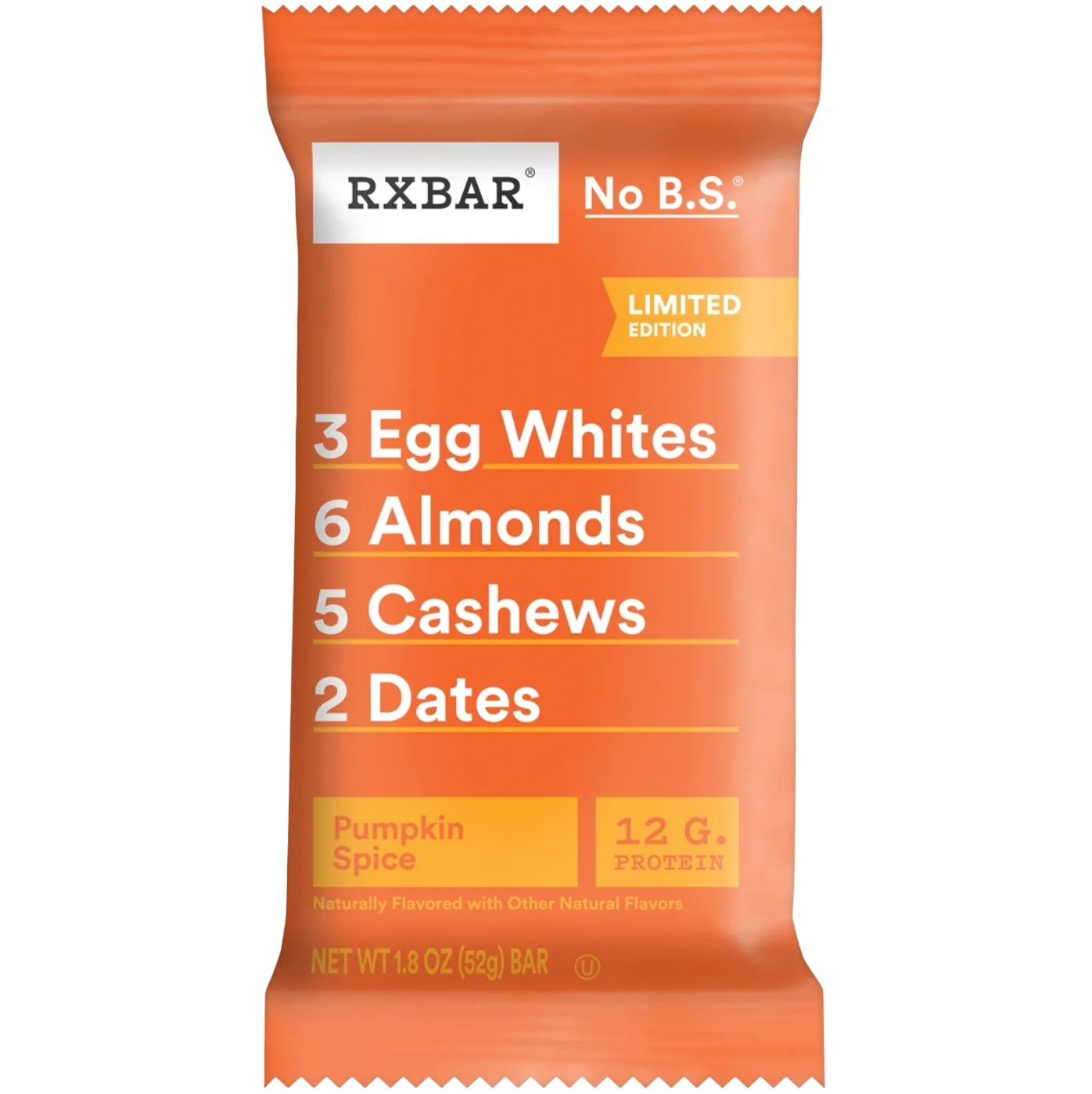 RXBAR Pumpkin Spice protein bar product photo