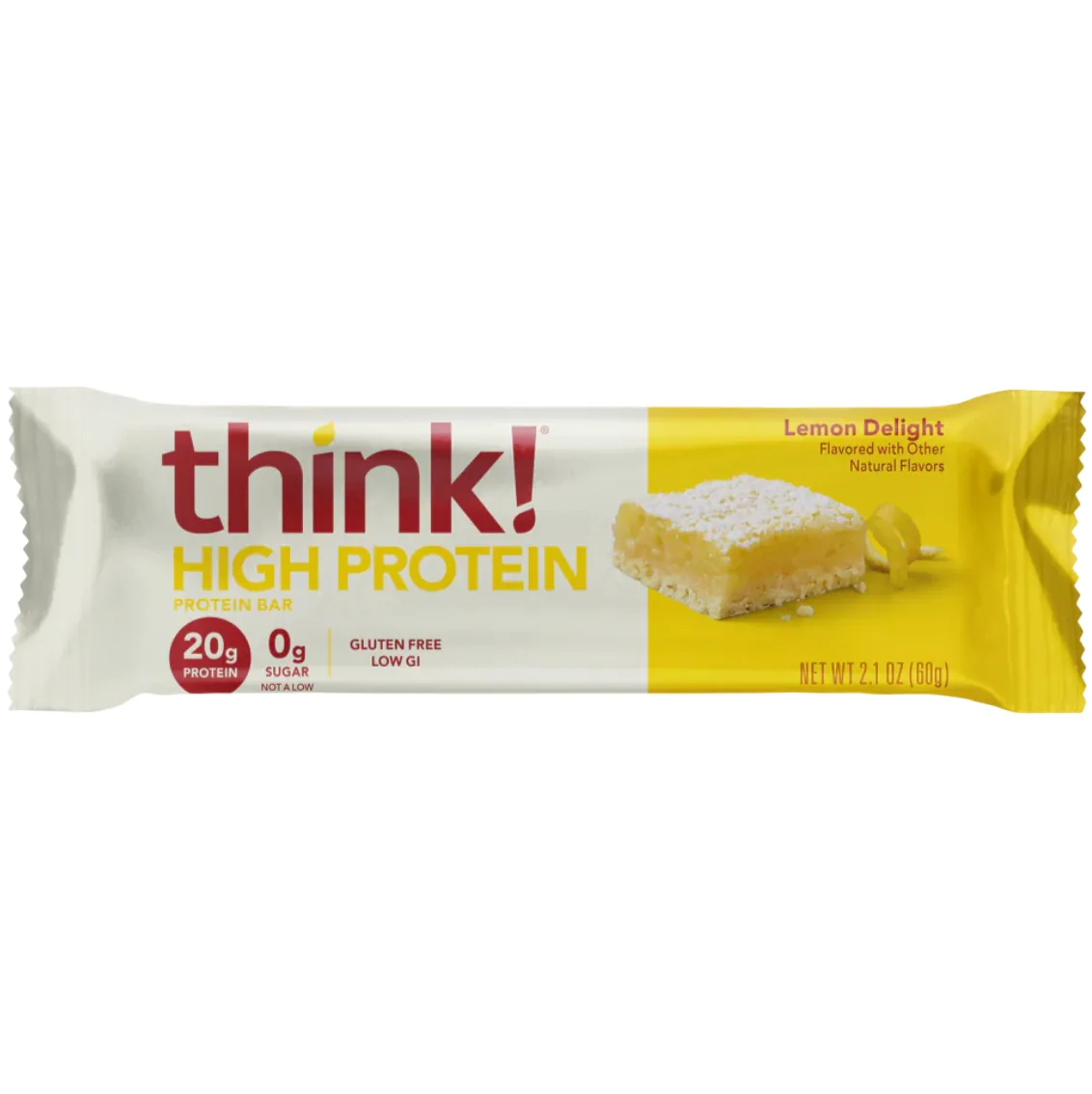 think! Lemon Delight protein bar product photo