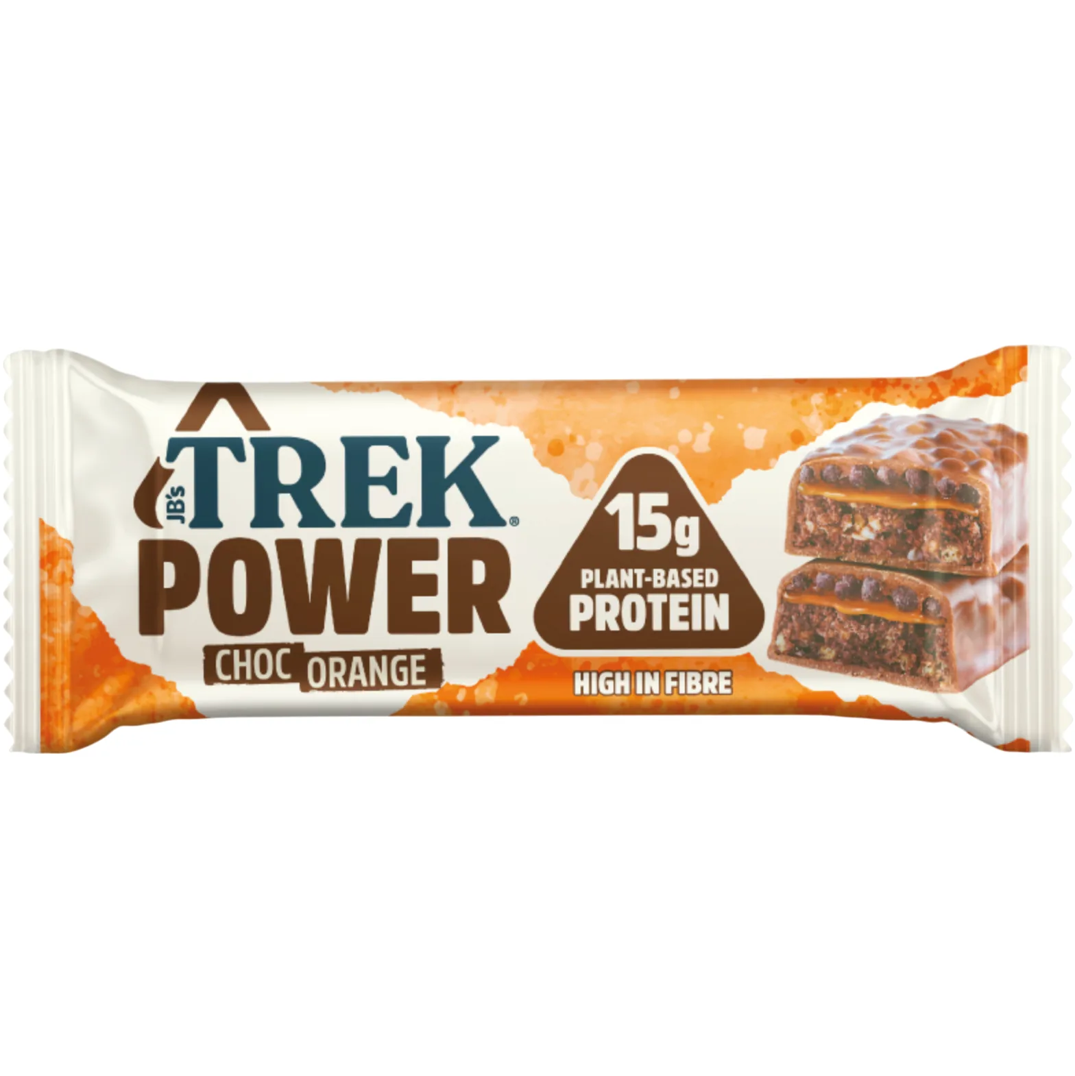 TREK Choc Orange protein bar product photo