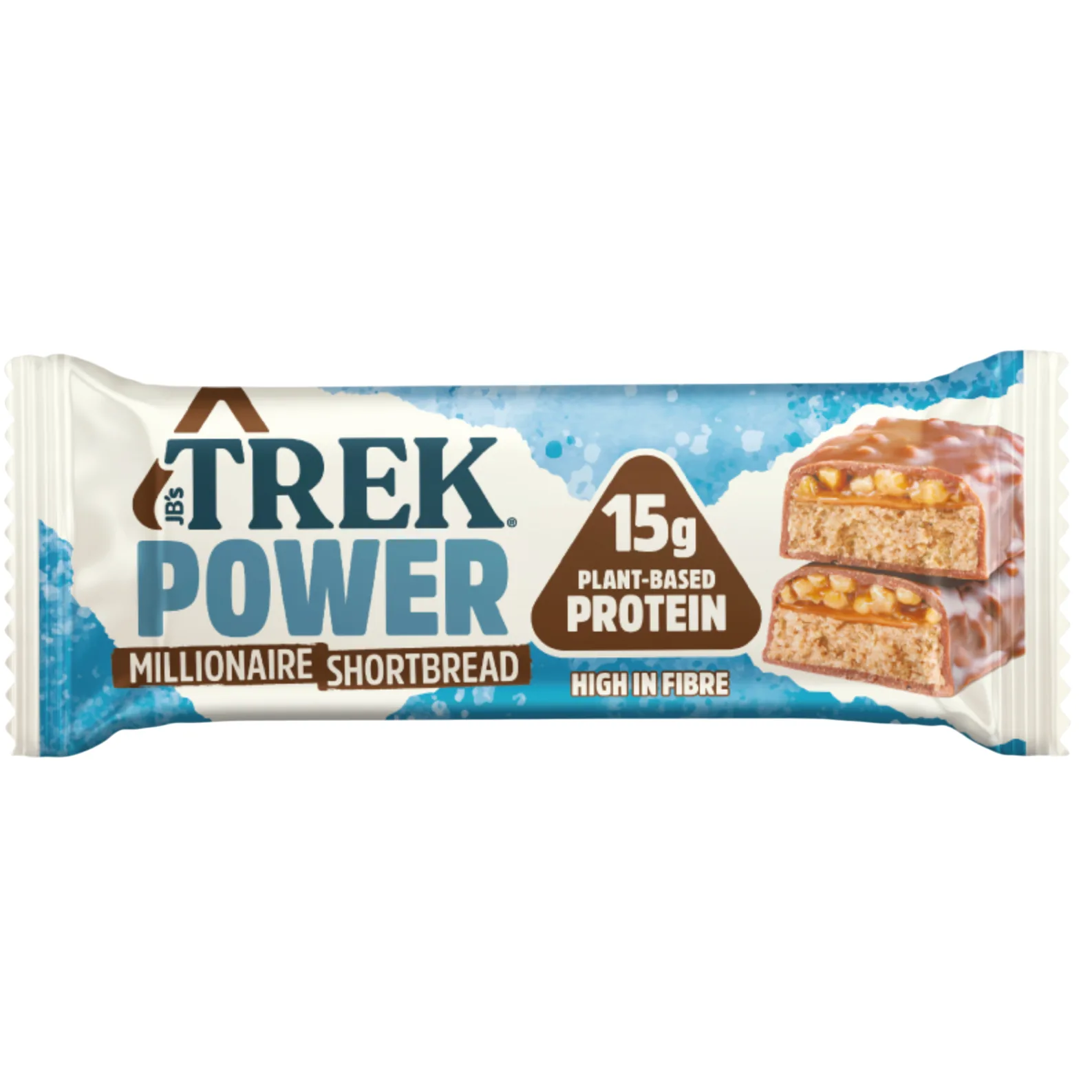 TREK Millionaire Shortbread protein bar product photo