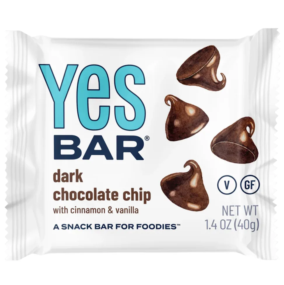 Yes Dark Chocolate Chip protein bar product photo