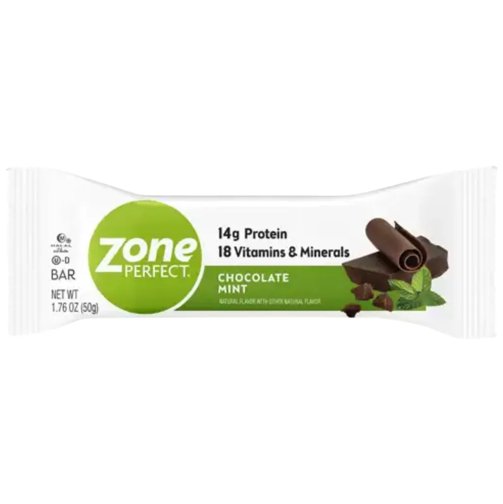 ZonePerfect Chocolate Mint protein bar product photo