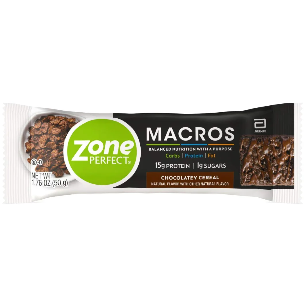 ZonePerfect Chocolatey Cereal protein bar product photo