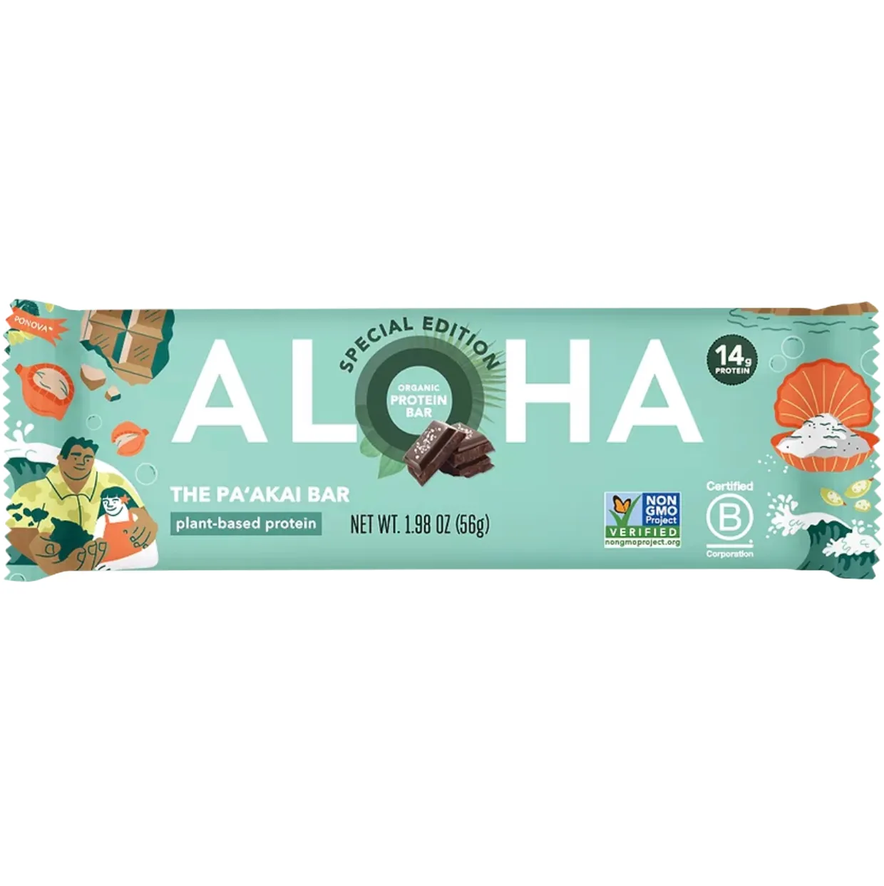 ALOHA The Pa'akai Bar protein bar product photo